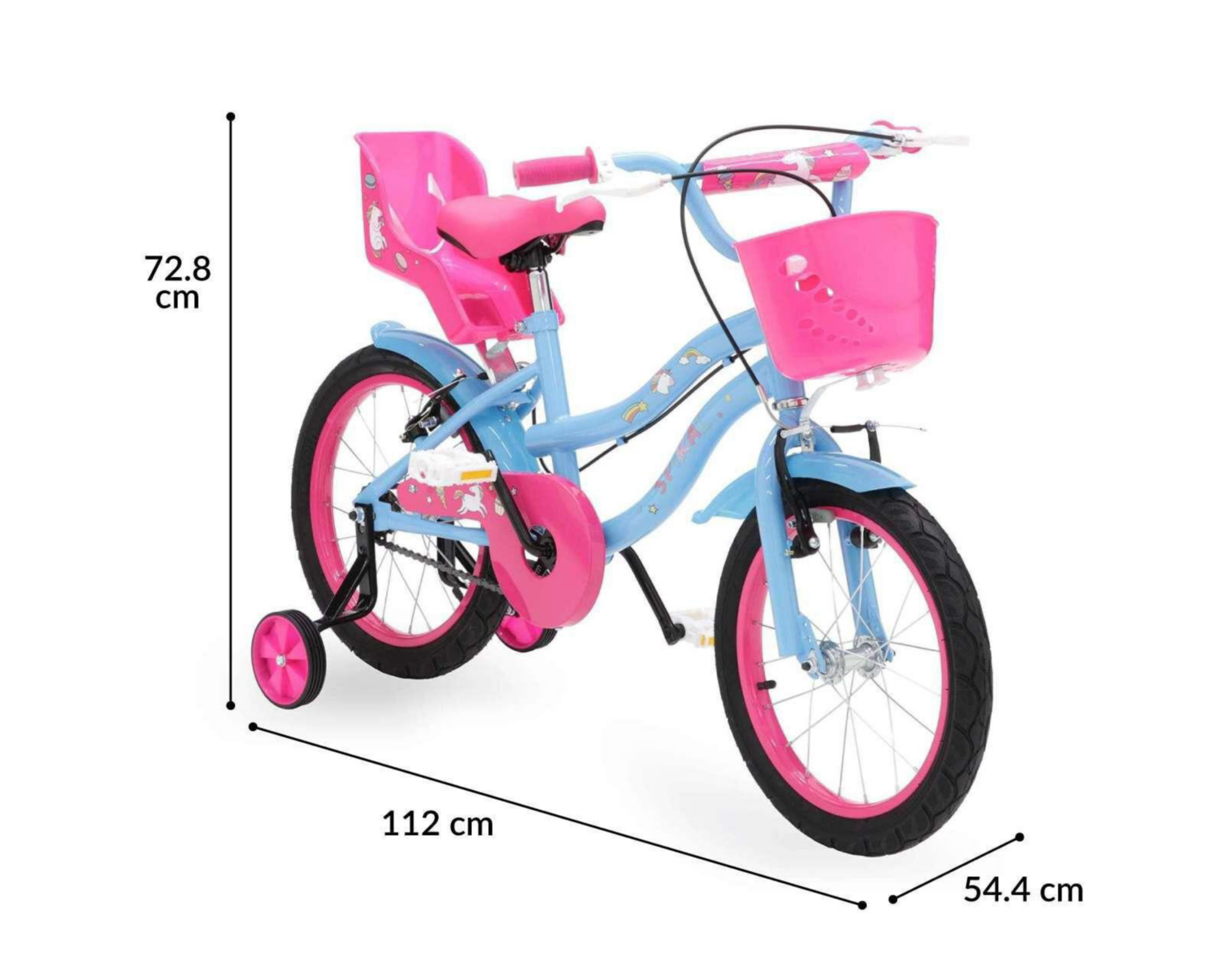 Foto 7 | Bicicleta Infantil Jump Jump Spiral 16" Azul
