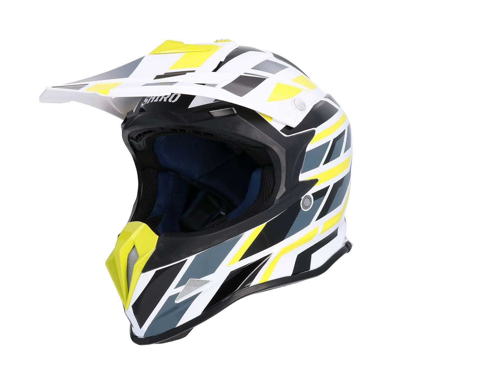 Foto 2 | Casco para Motociclista Shiro Extragrande Blanco