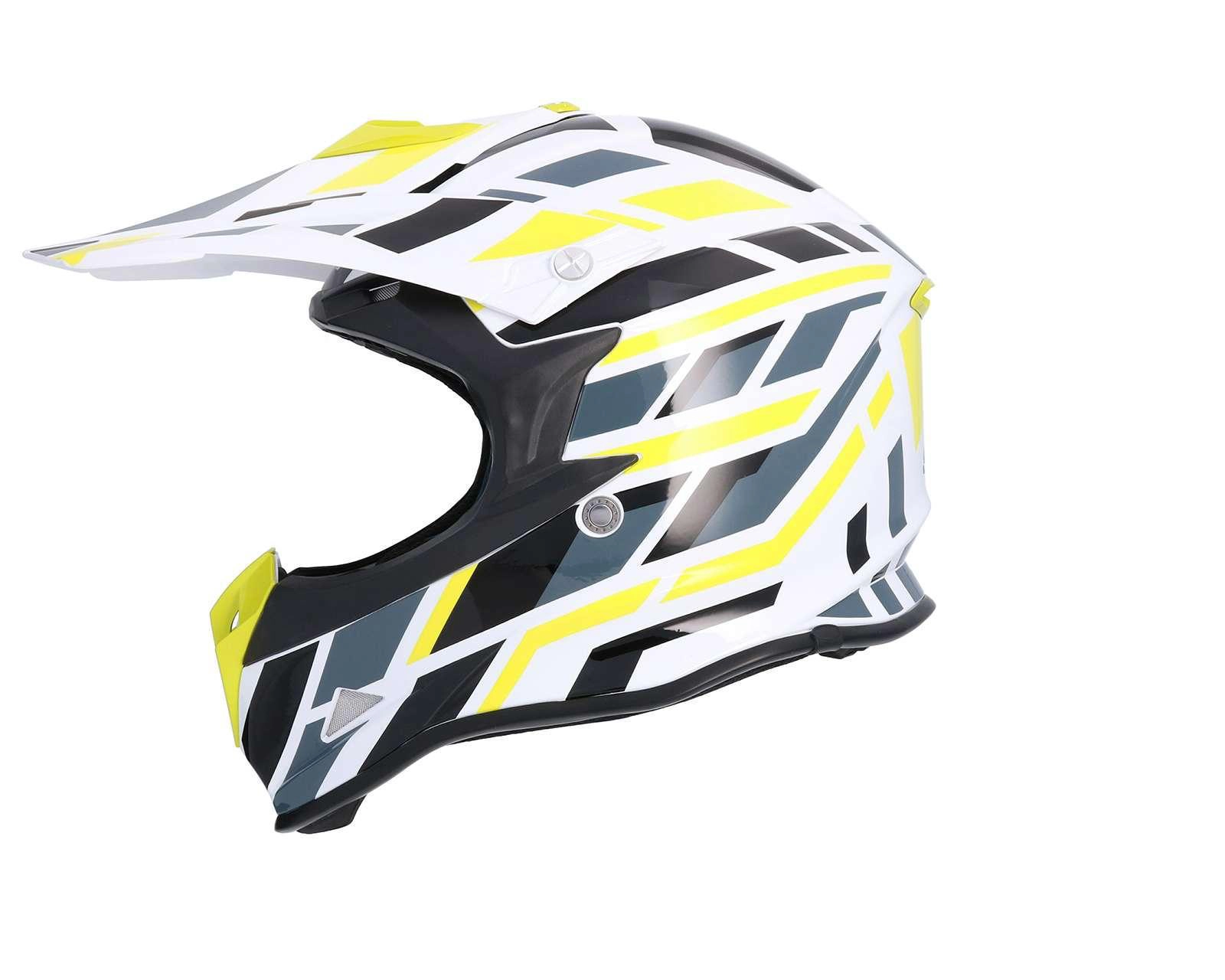 Foto 4 pulgar | Casco para Motociclista Shiro Extragrande Blanco