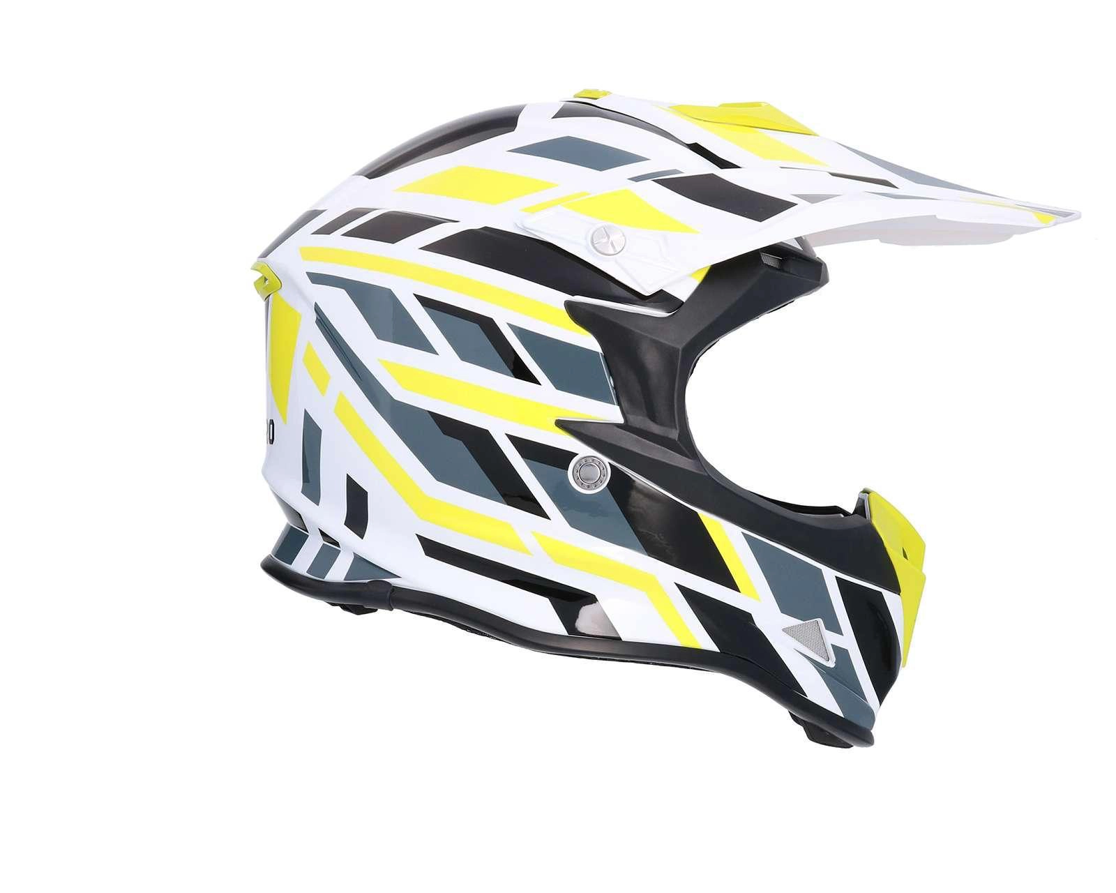 Foto 7 | Casco para Motociclista Shiro Extragrande Blanco