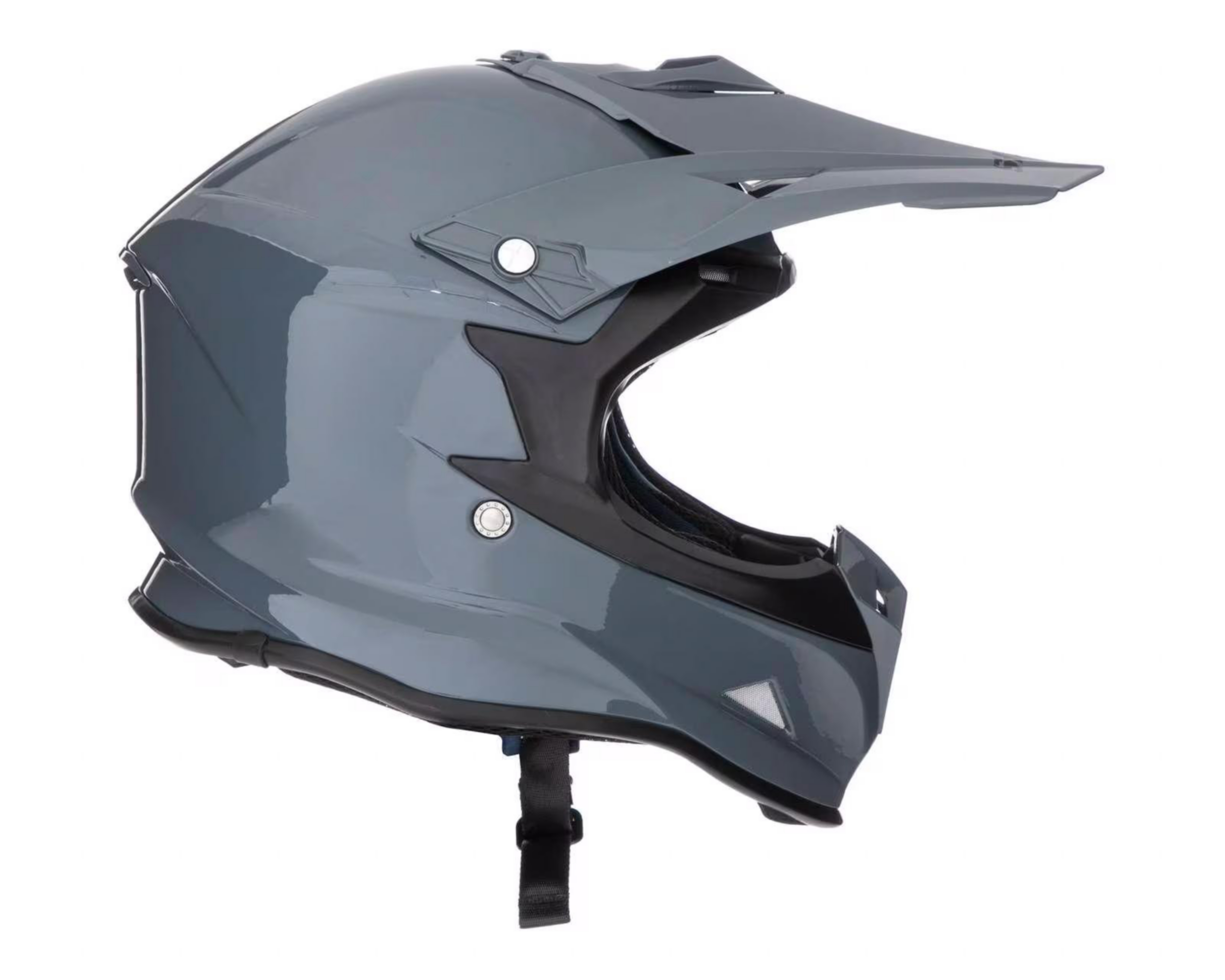 Foto 6 pulgar | Casco para Motociclista Shiro Grande Gris