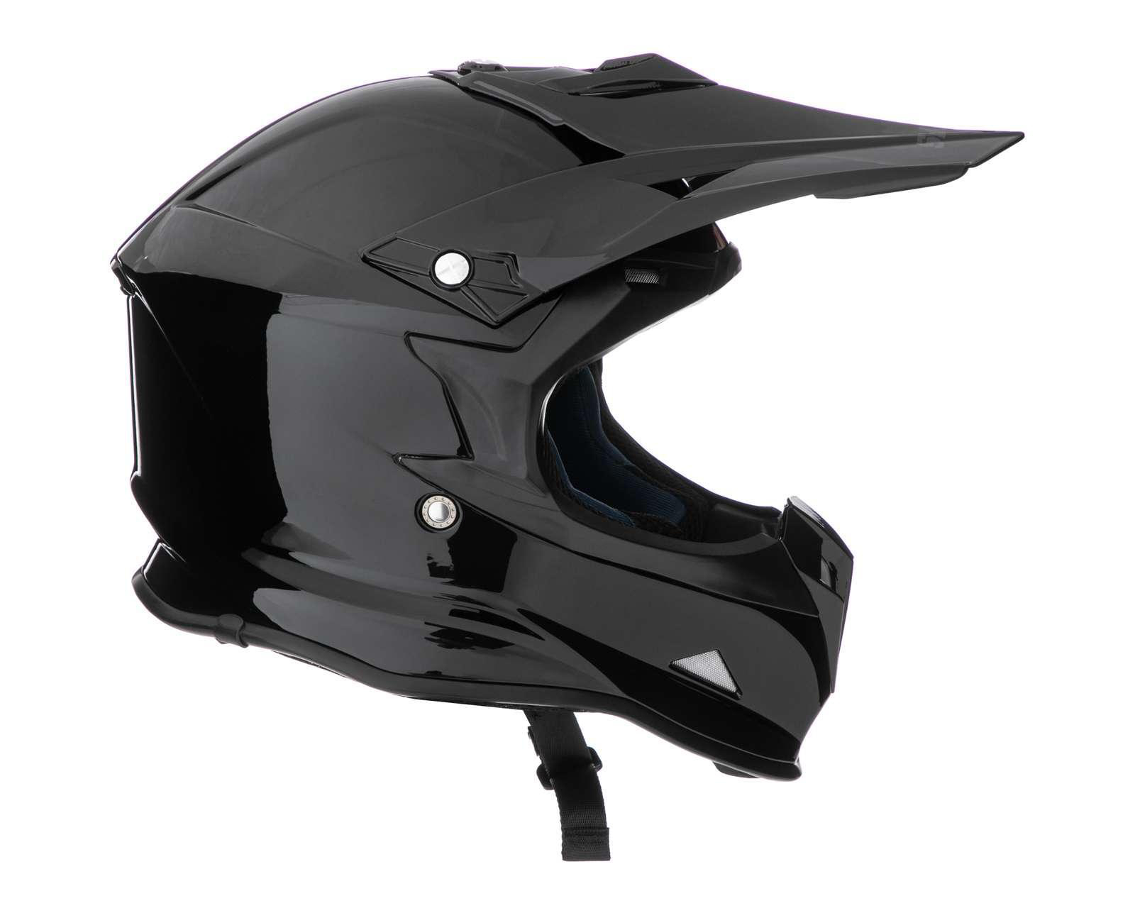 Foto 6 pulgar | Casco para Motociclista Shiro Grande Negro