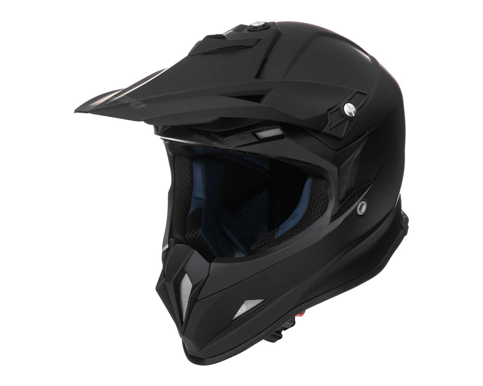 Casco para Motociclista Shiro Extragrande Negro