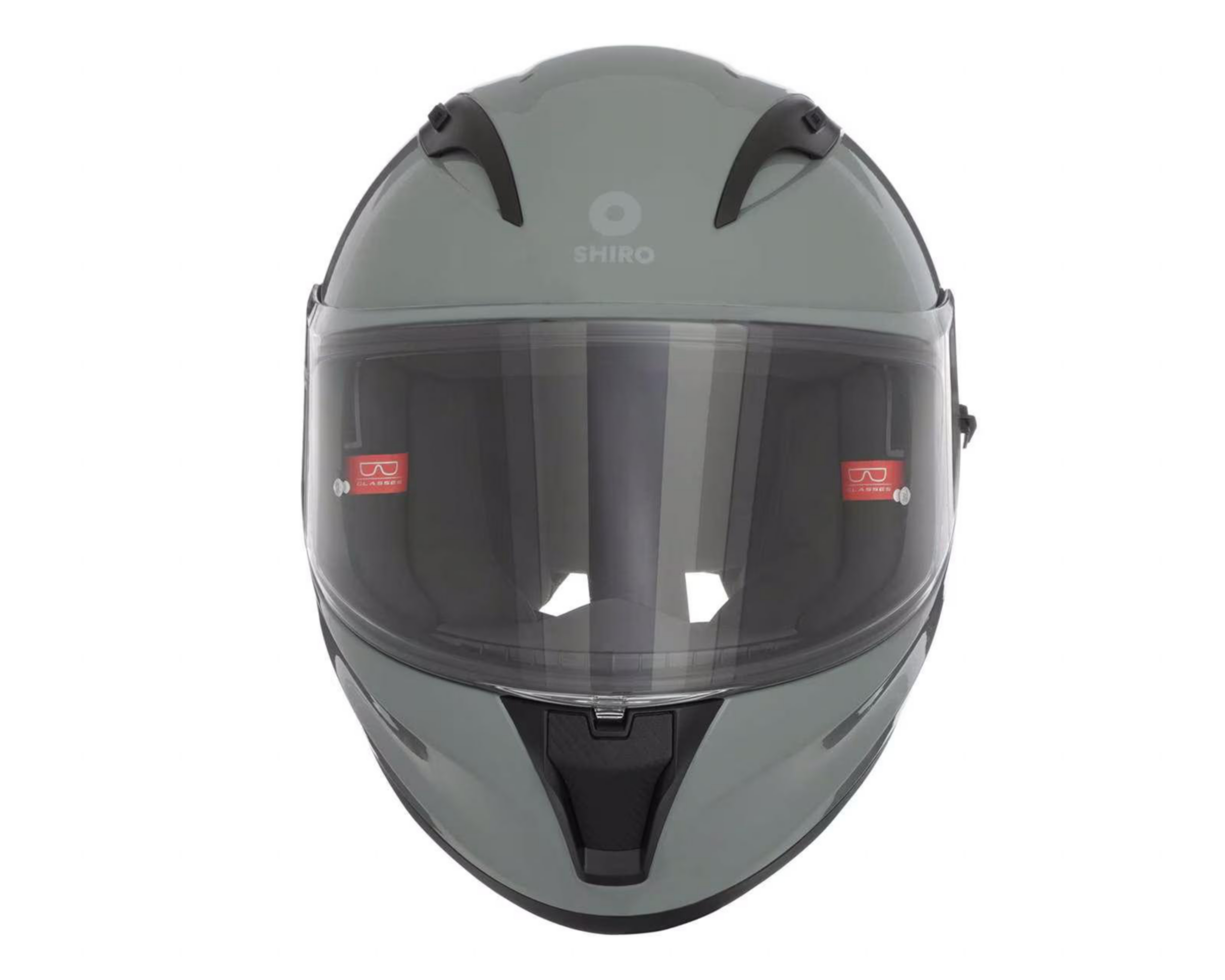 Foto 6 | Casco para Motociclista Shiro Extragrande Gris