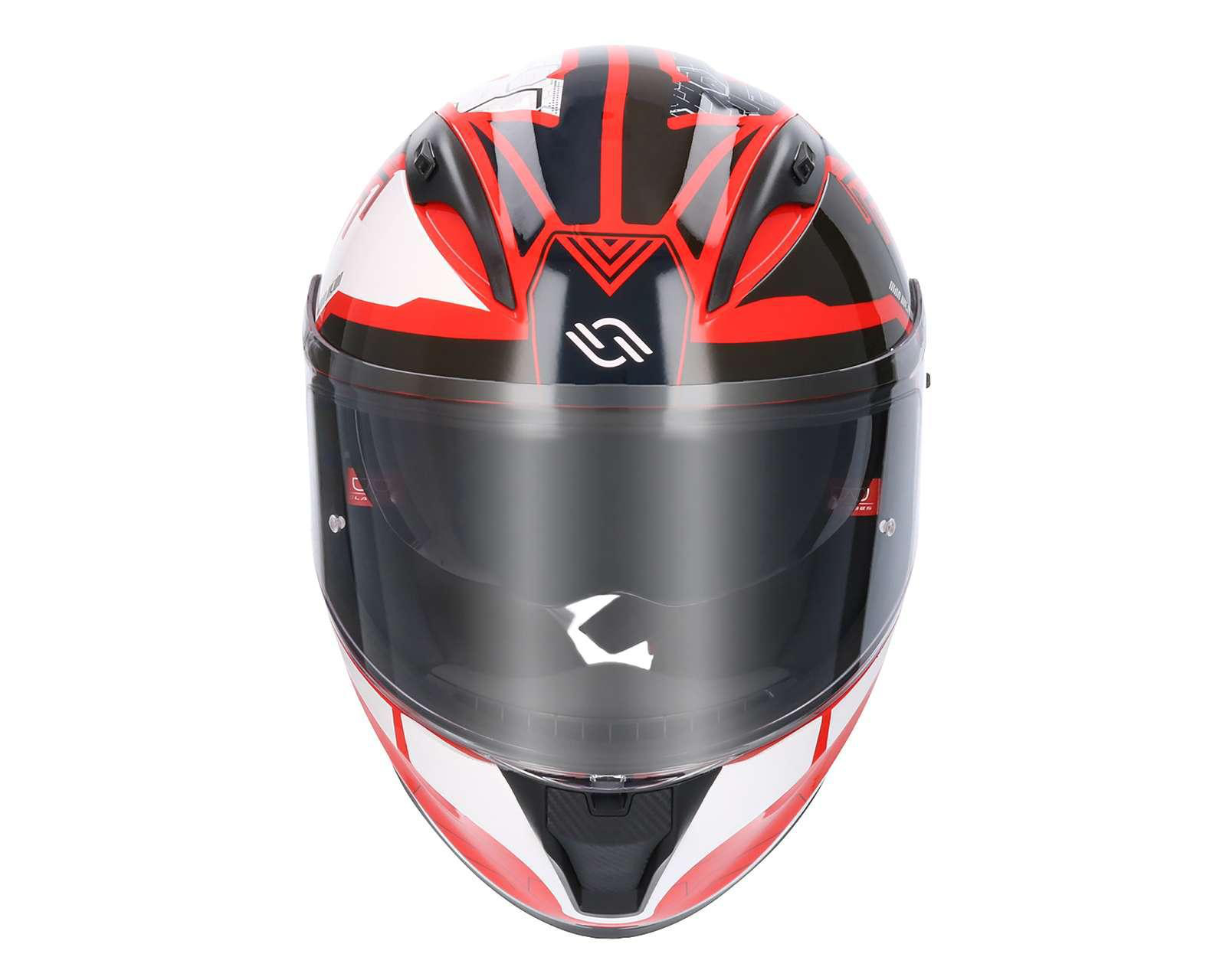 Casco para Motociclista Shiro Grande Rojo