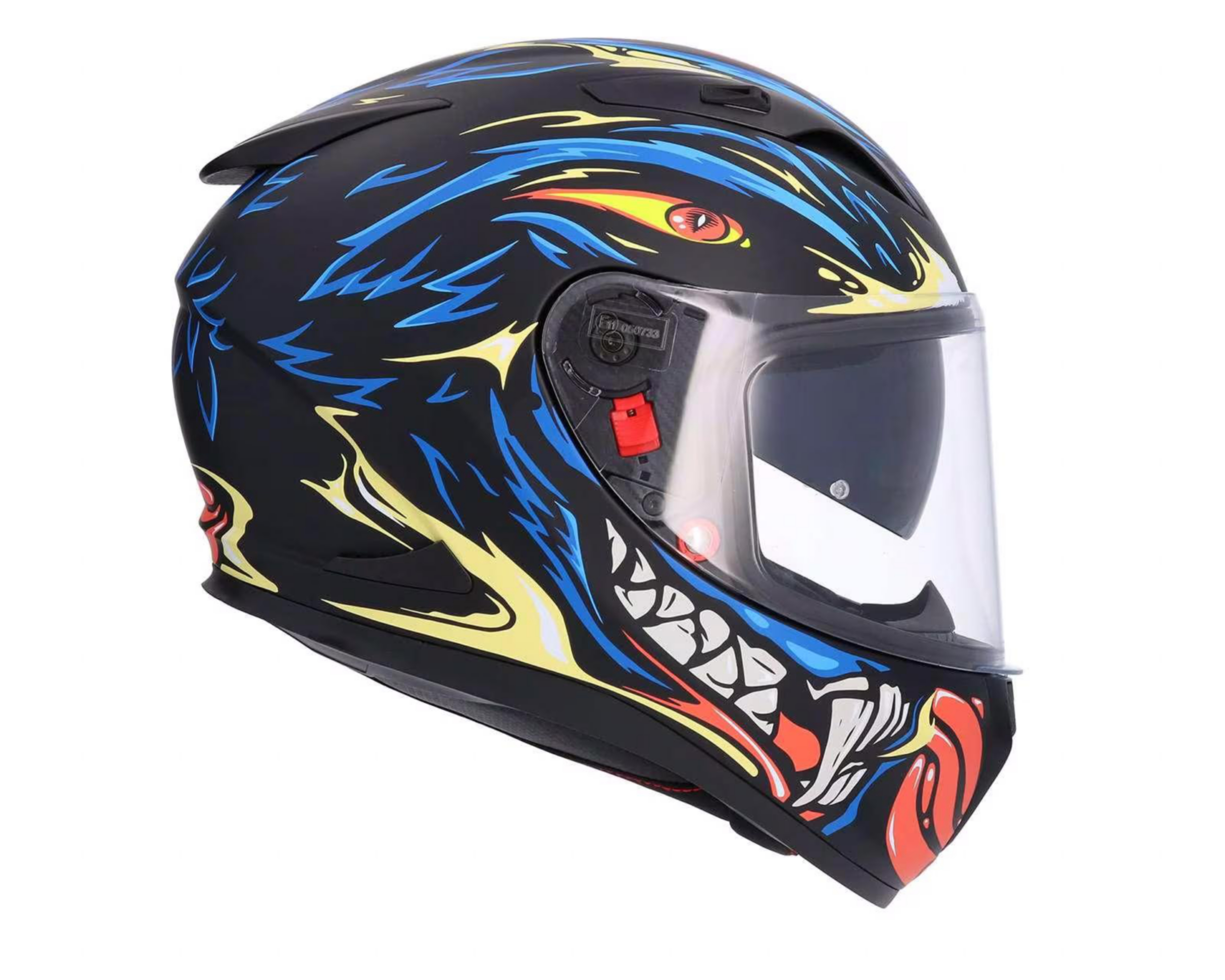 Foto 7 | Casco para Motociclista Shiro Mediano Azul