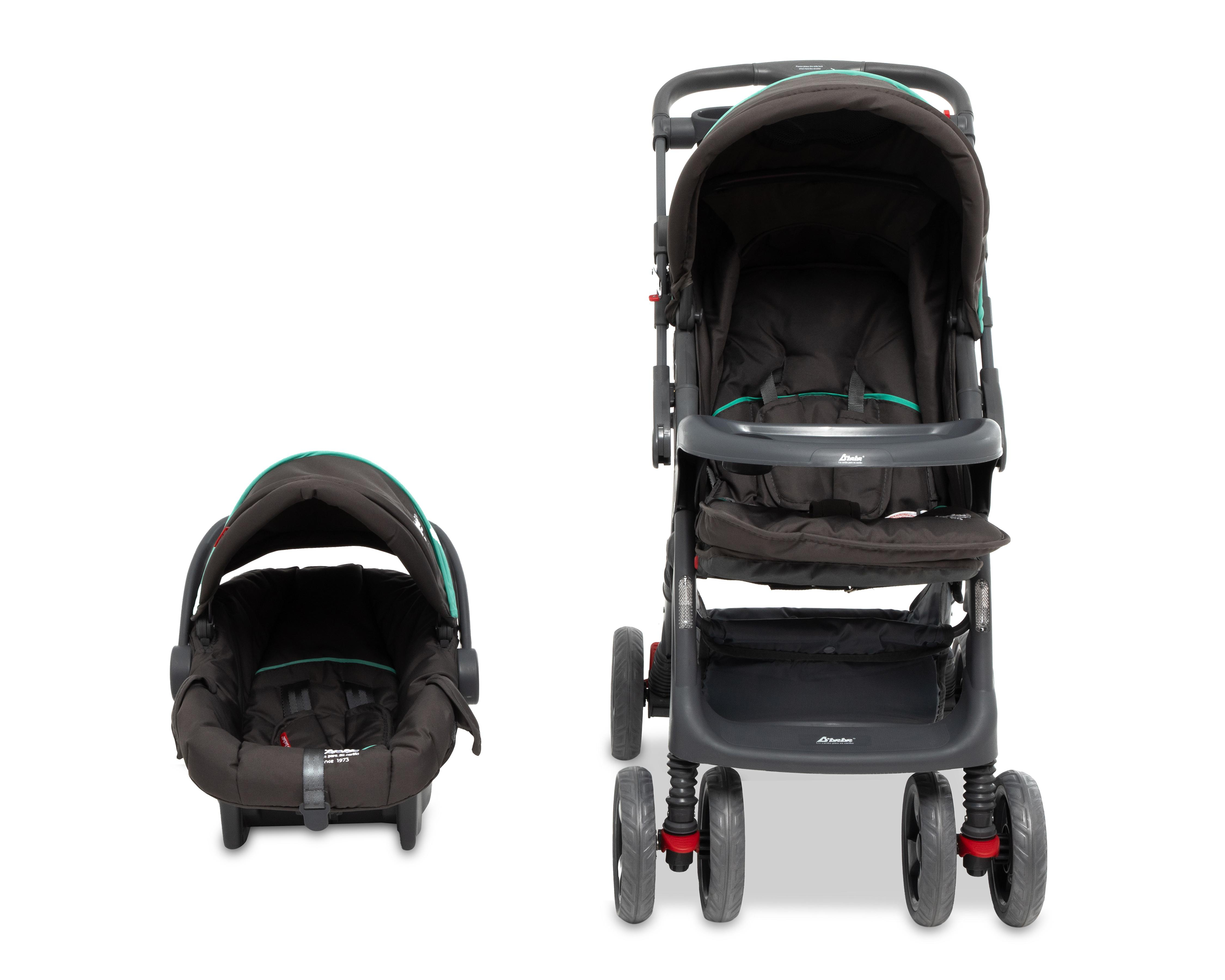 Foto 2 | Sistema de Viaje D'Bebe Máxima Gray Reversible Gris