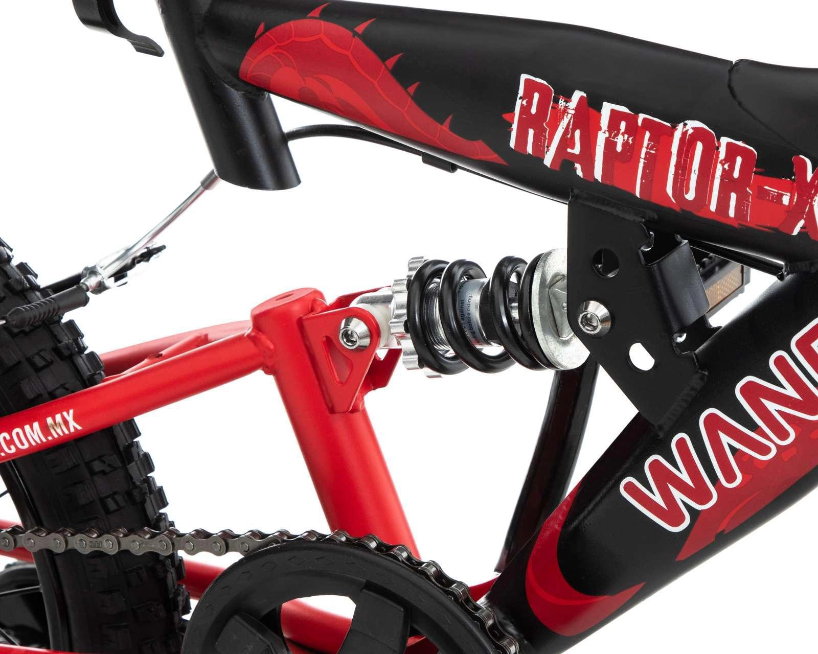 Foto 7 | Bicicleta Infantil Wander Raptor 16" Negra