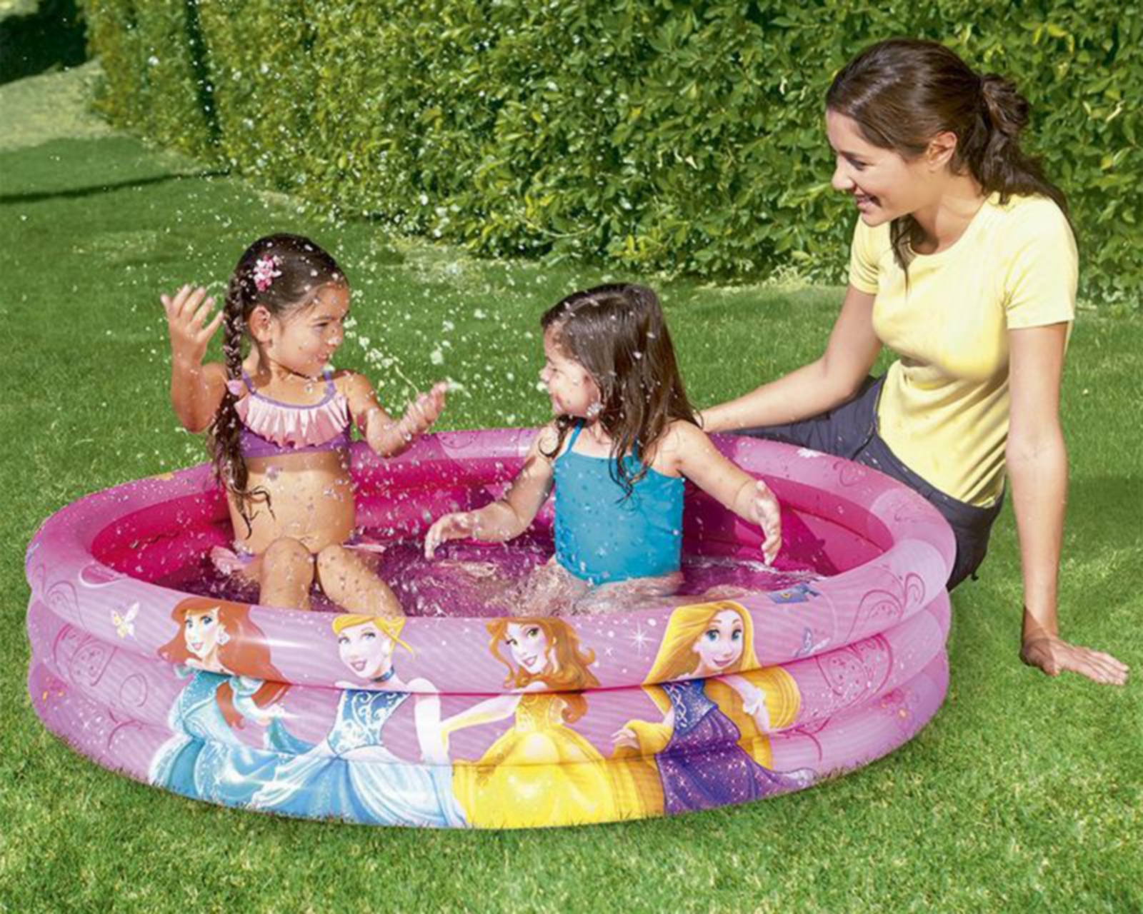 Foto 3 pulgar | Alberca Infantil Princesas Disney 140 L
