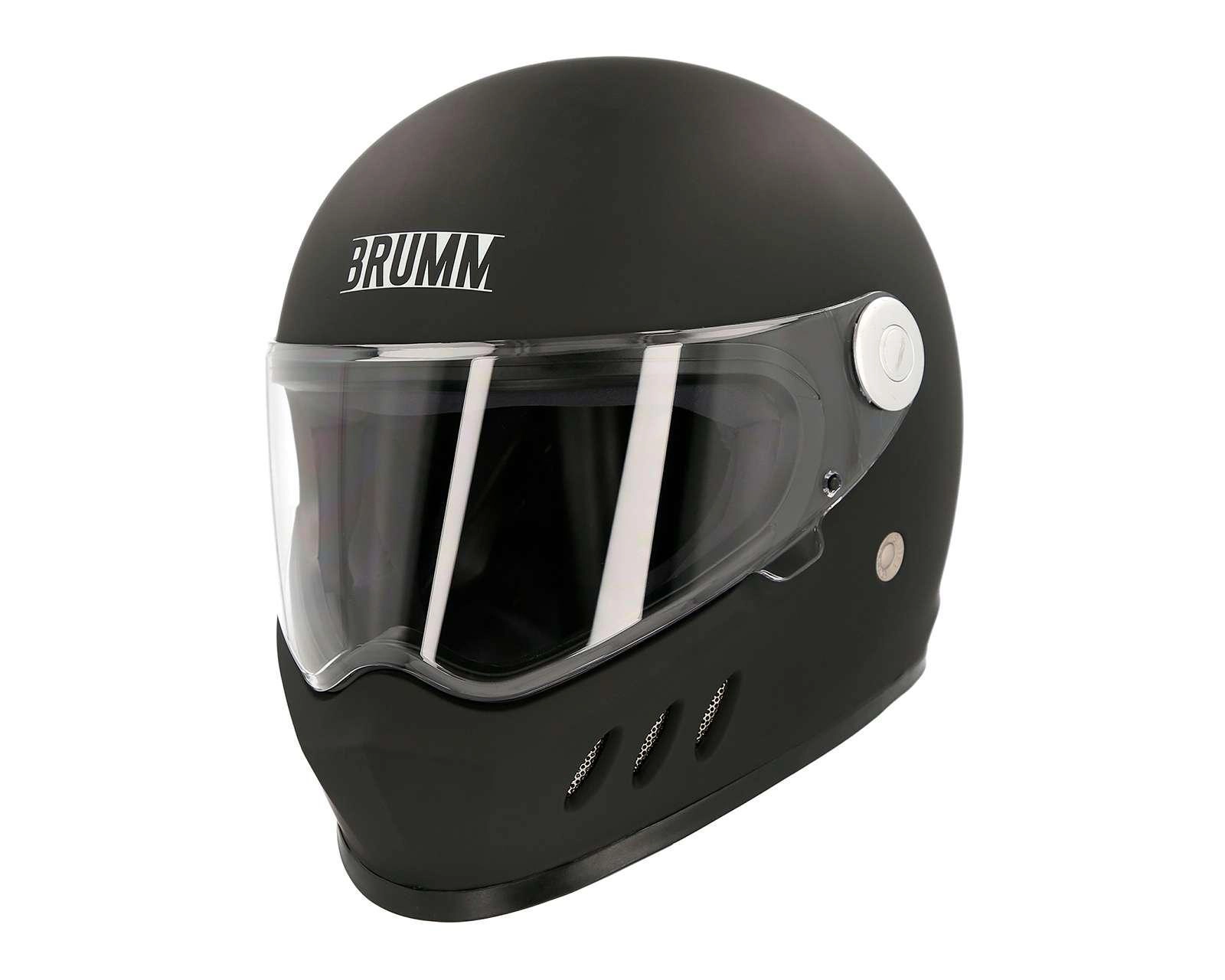 Casco para Motociclista Brumm Grande Negro