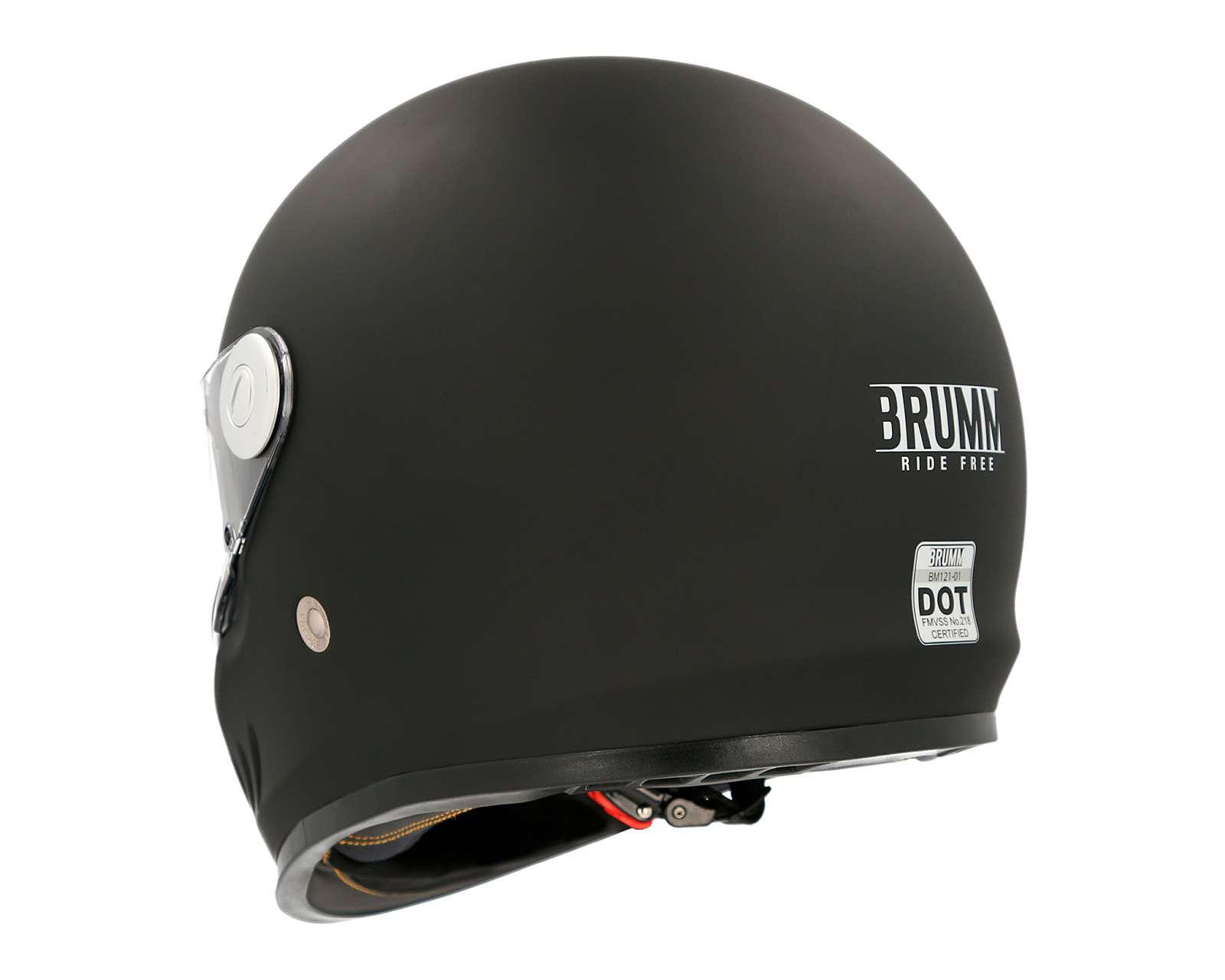 Foto 3 | Casco para Motociclista Brumm Grande Negro