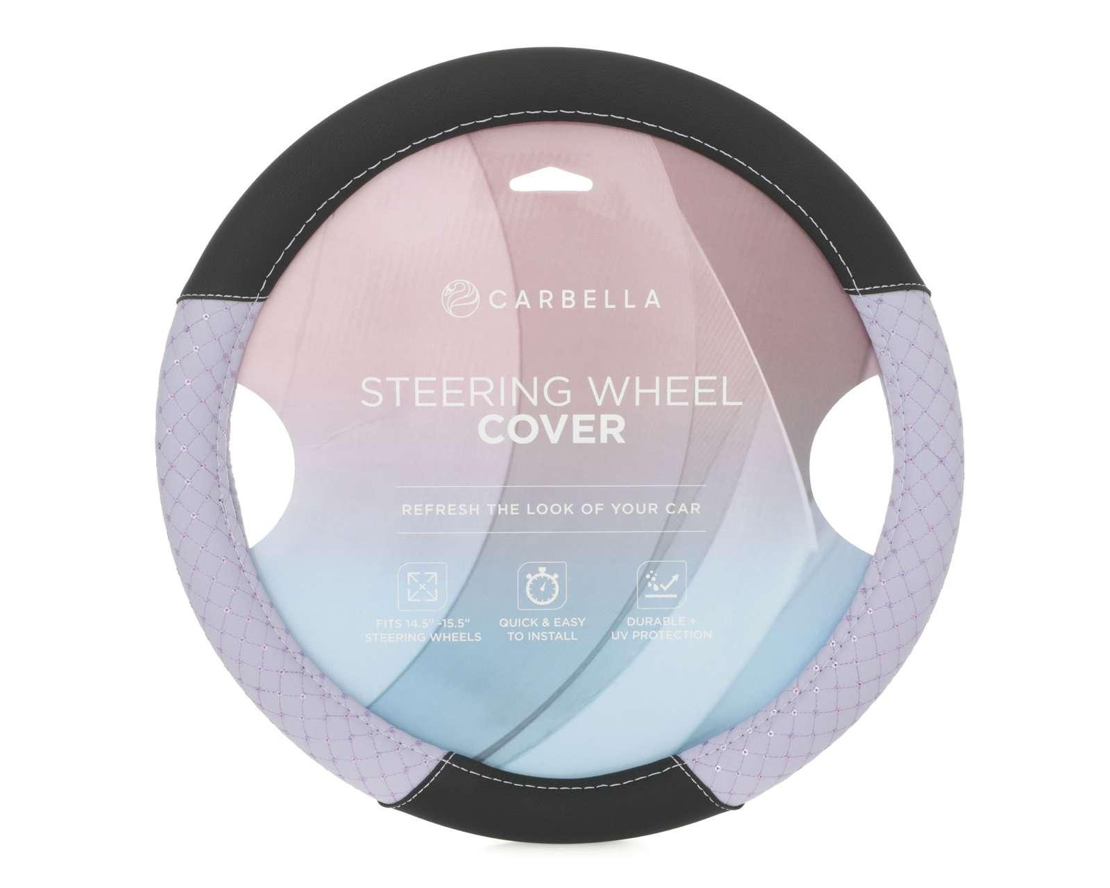 Cubrevolante Carbella Negro-Lila $99