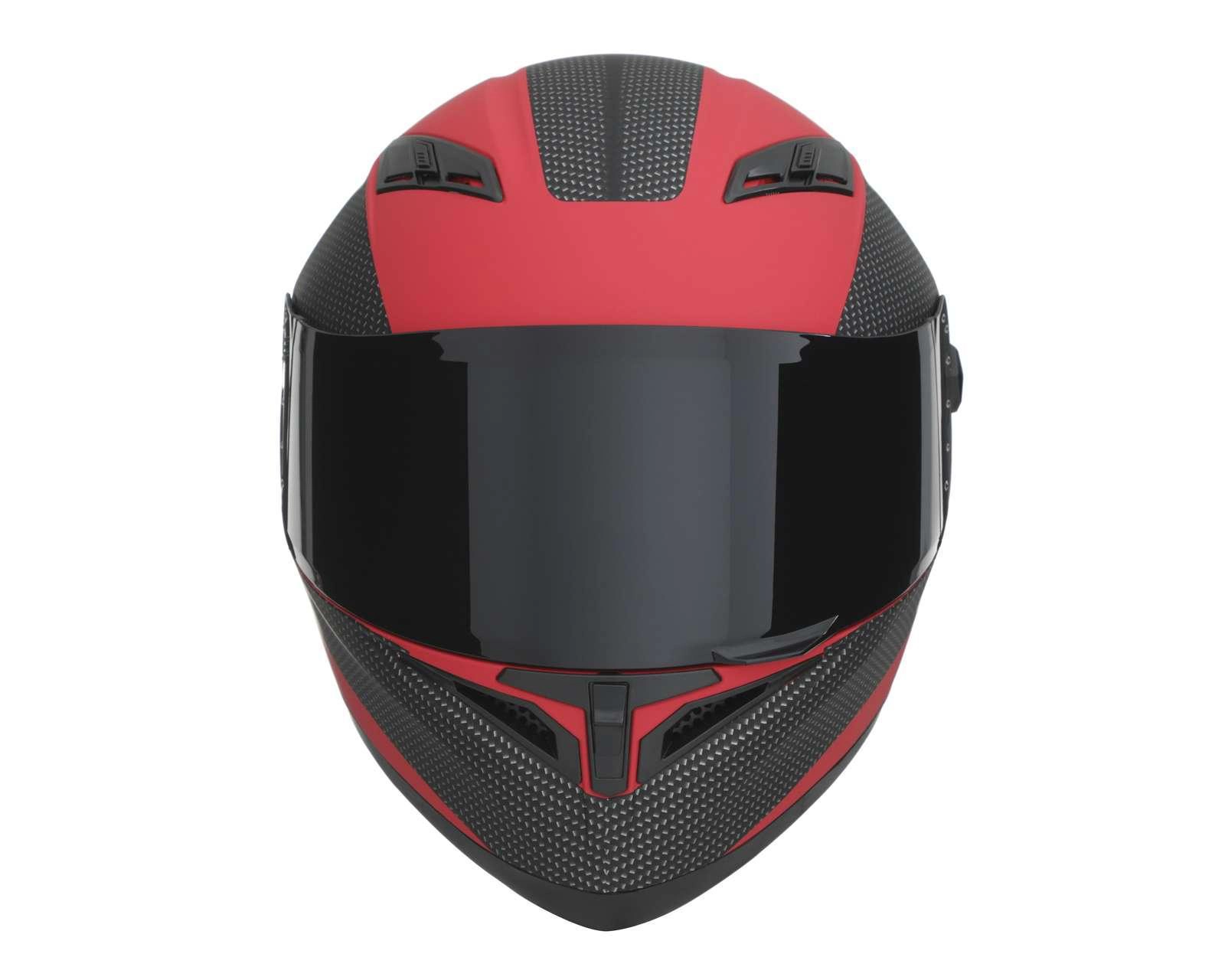 Foto 7 pulgar | Casco para Motociclista Brumm Mediano Rojo