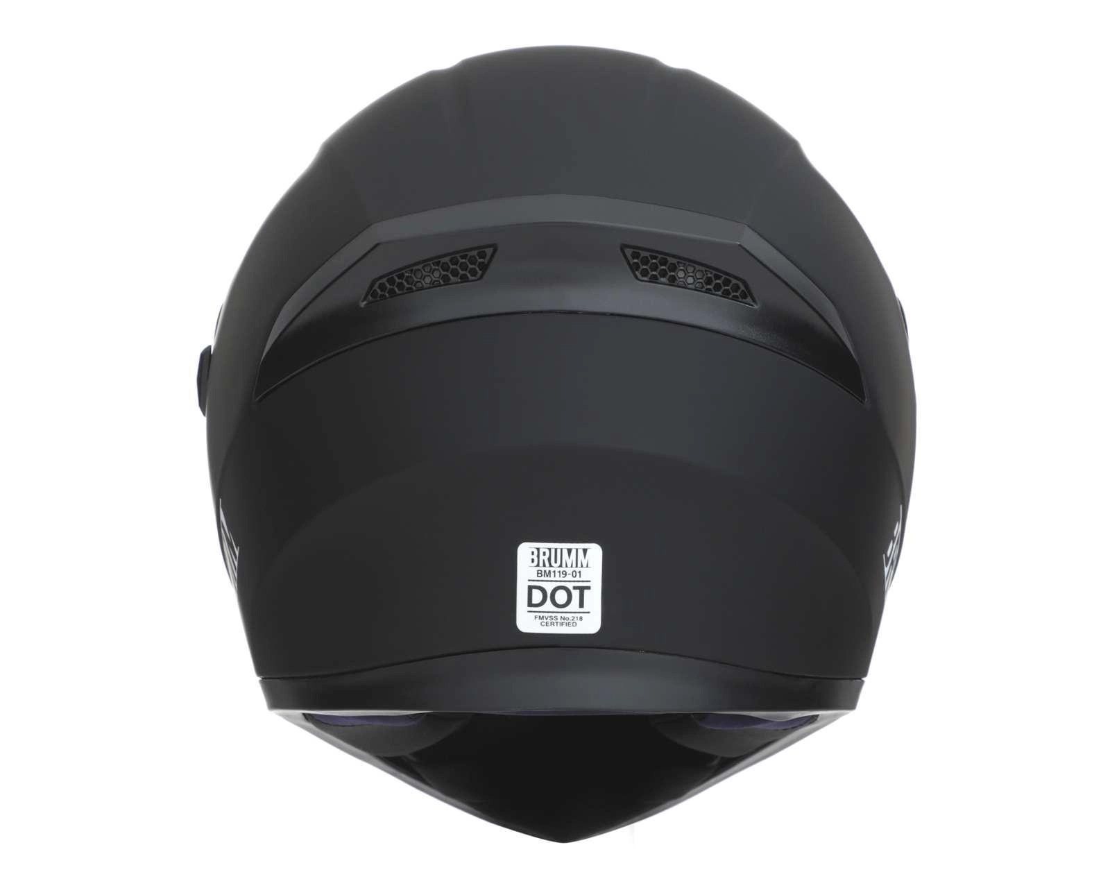 Foto 4 | Casco para Motociclista Brumm Grande Negro