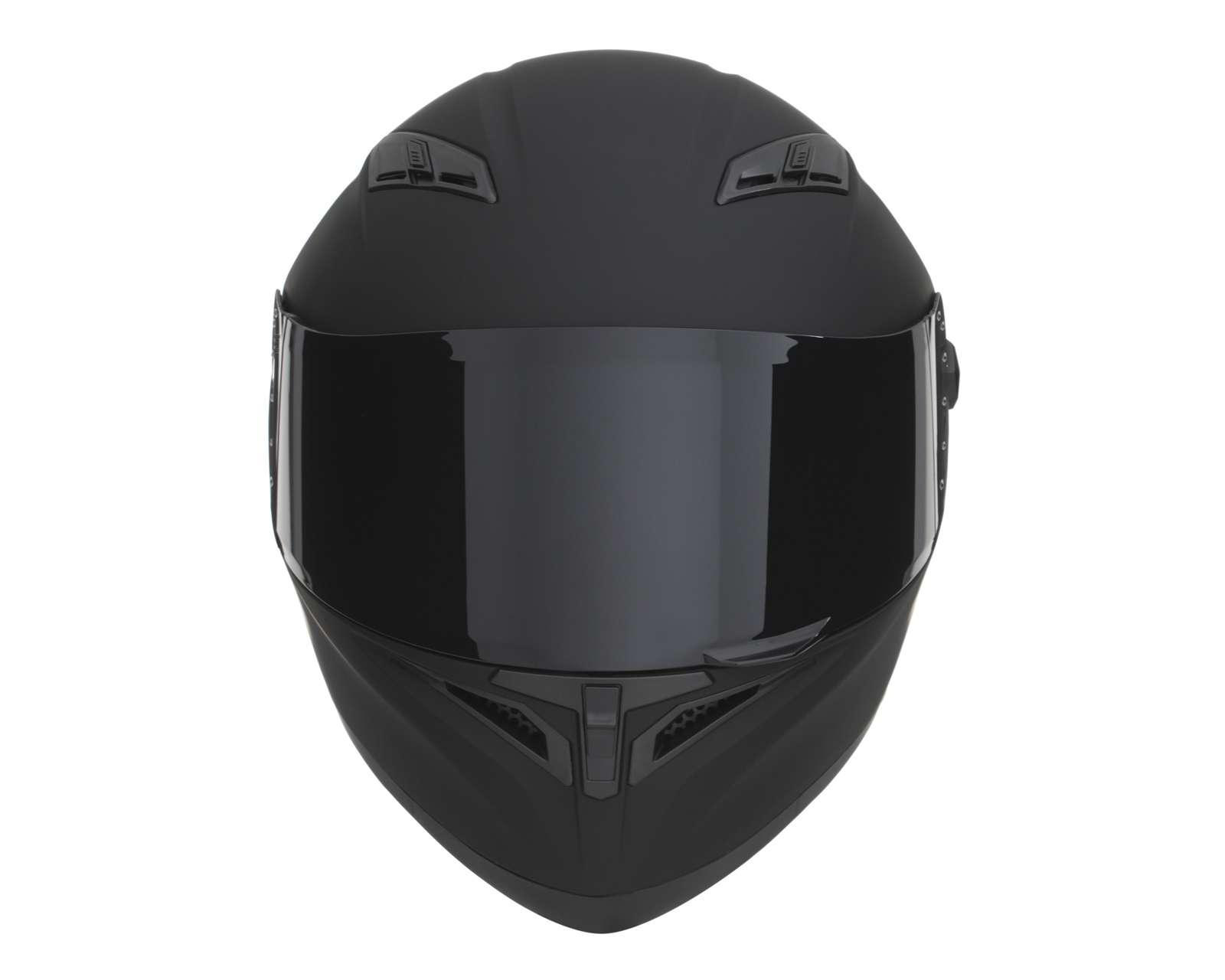 Foto 7 pulgar | Casco para Motociclista Brumm Grande Negro