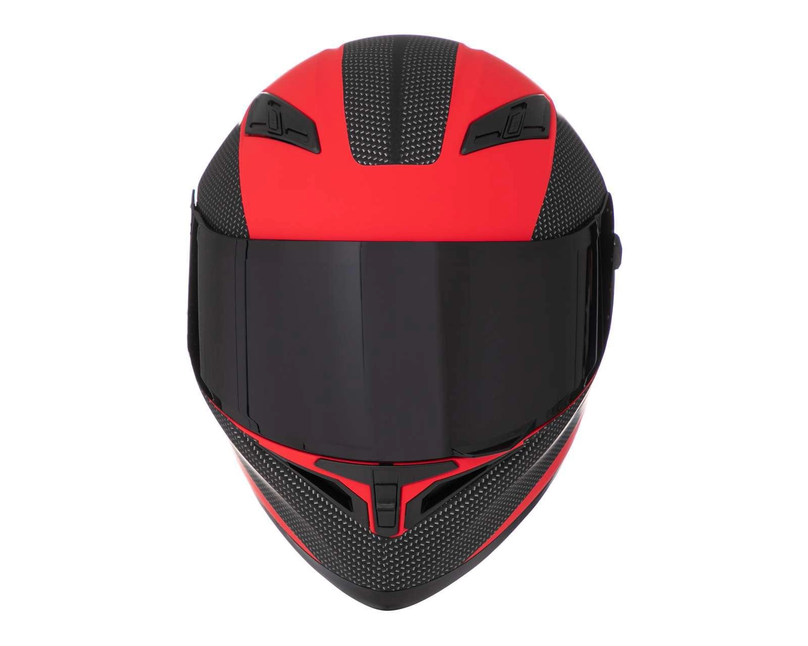 Foto 7 pulgar | Casco para Motociclista Brumm Extragrande Rojo