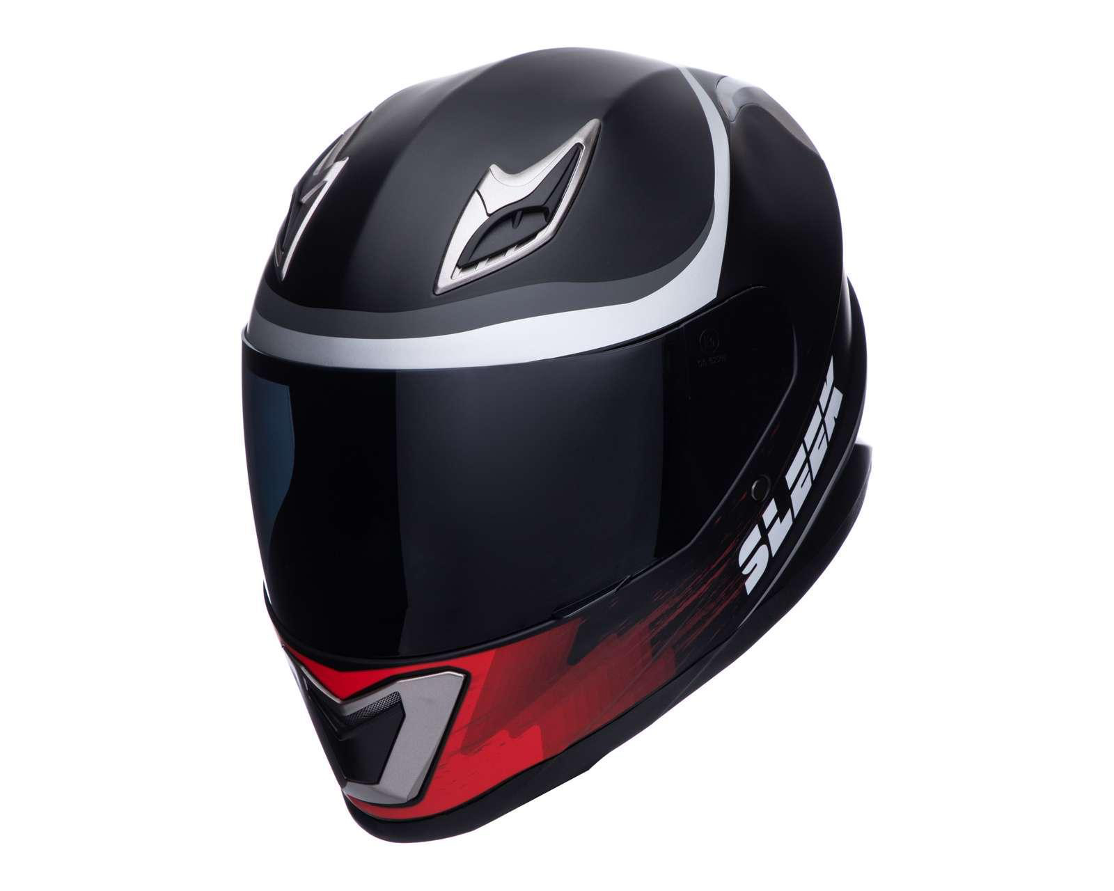 Casco para Motociclista Sleek Extragrande Negro