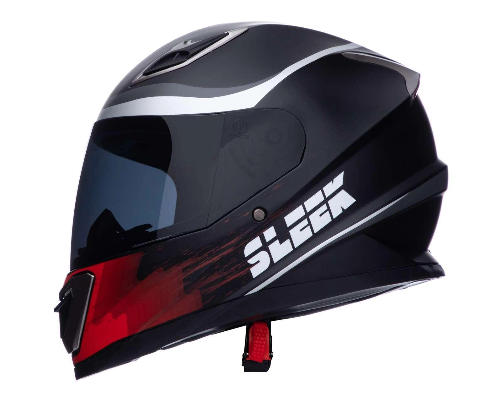 Foto 2 | Casco para Motociclista Sleek Extragrande Negro