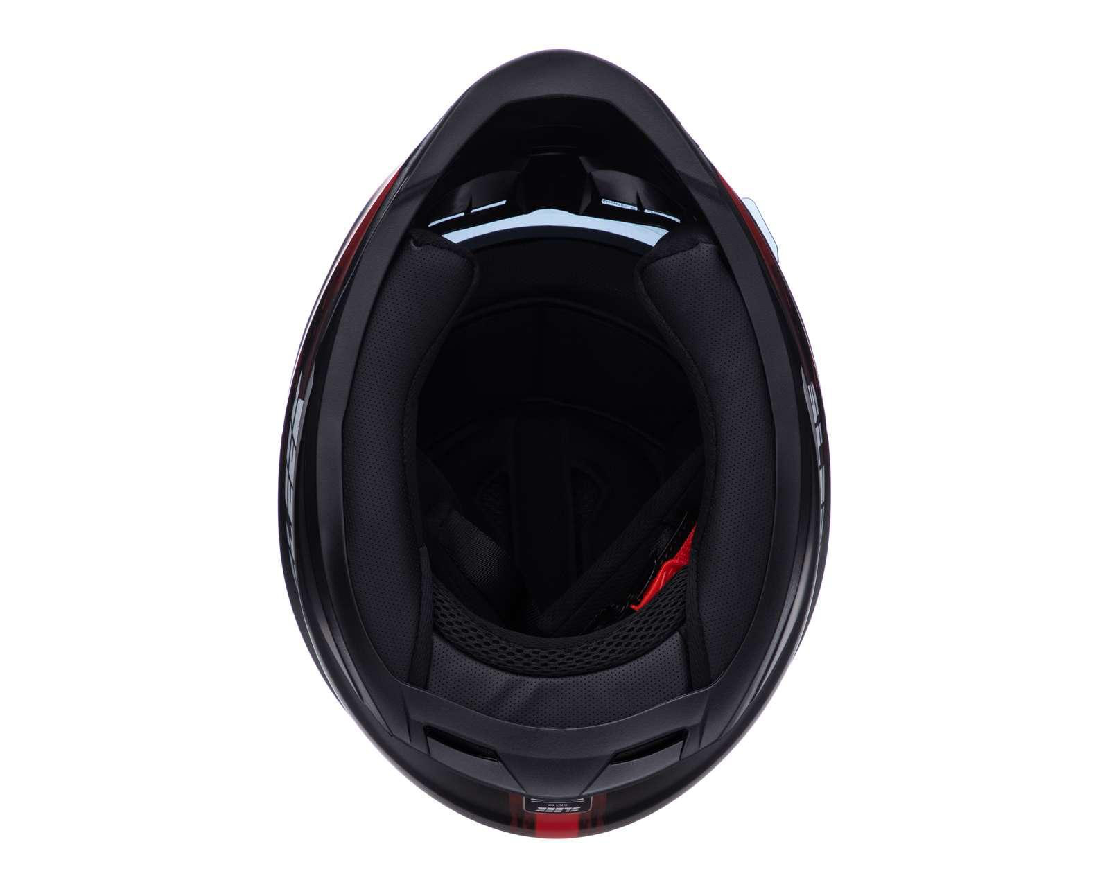 Foto 8 pulgar | Casco para Motociclista Sleek Extragrande Negro