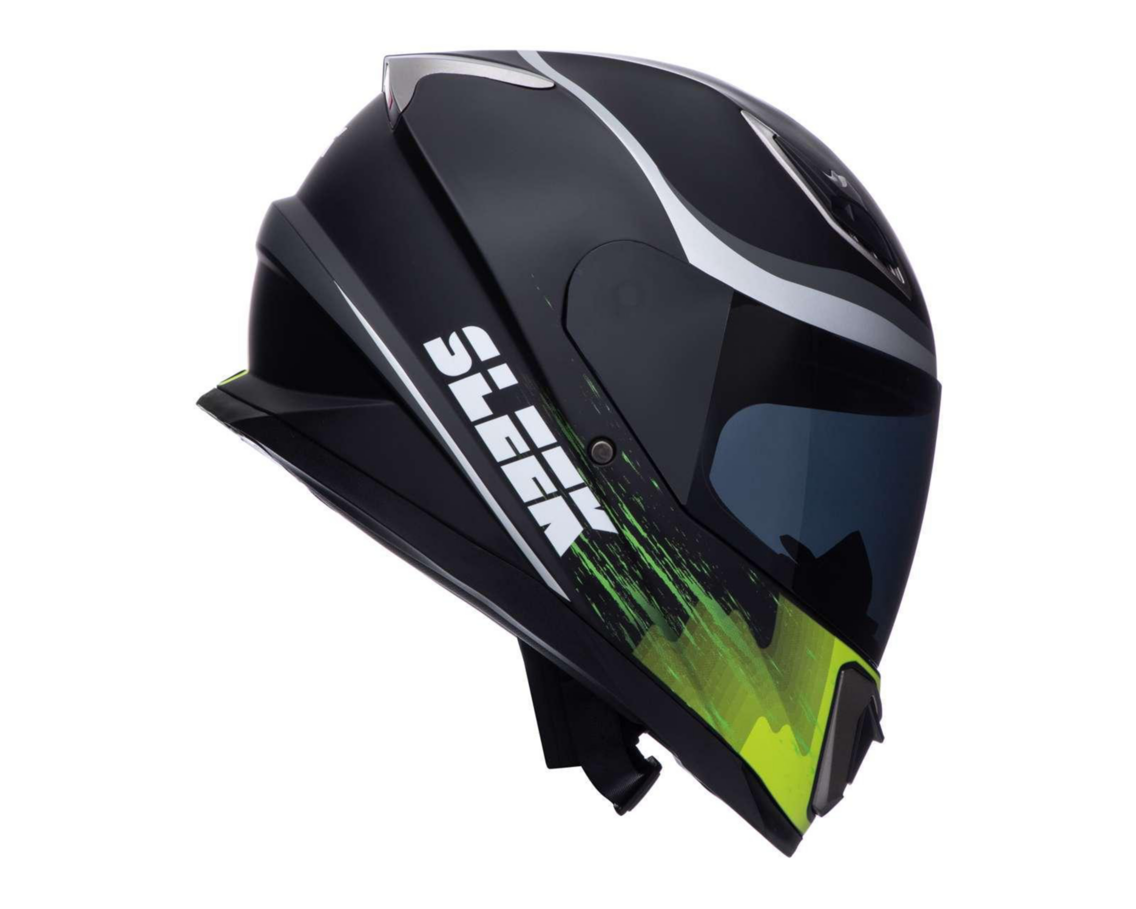 Foto 6 pulgar | Casco para Motociclista Sleek Extragrande Verde