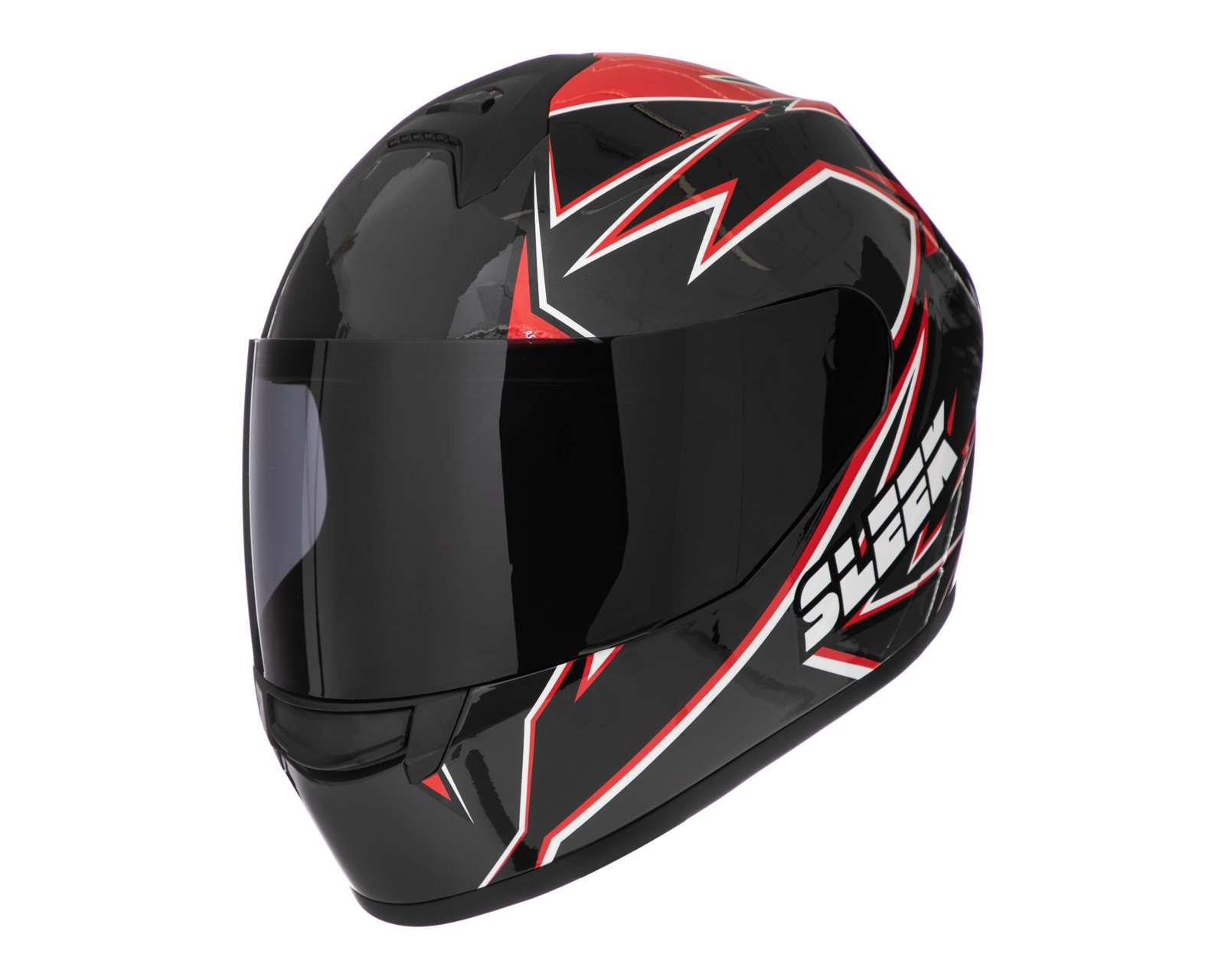 Foto 2 pulgar | Casco para Motociclista Sleek Extragrande Negro