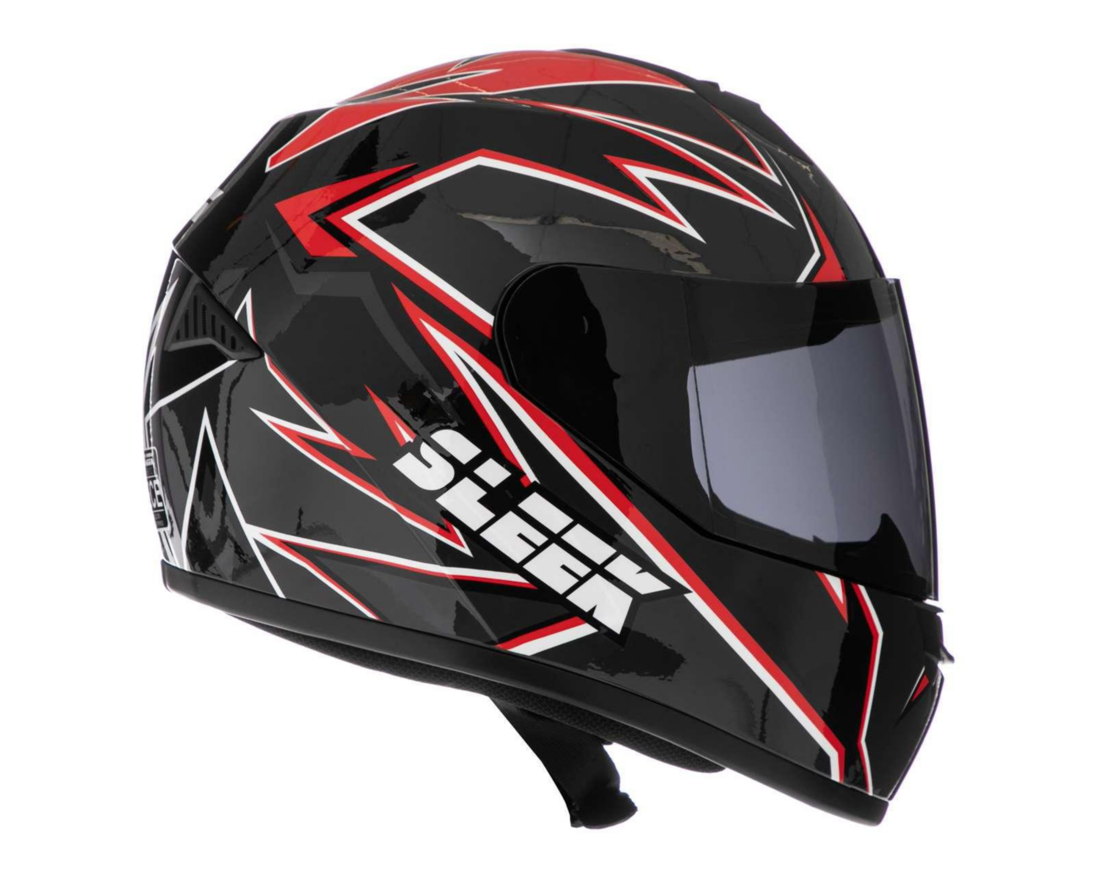 Foto 5 | Casco para Motociclista Sleek Extragrande Negro