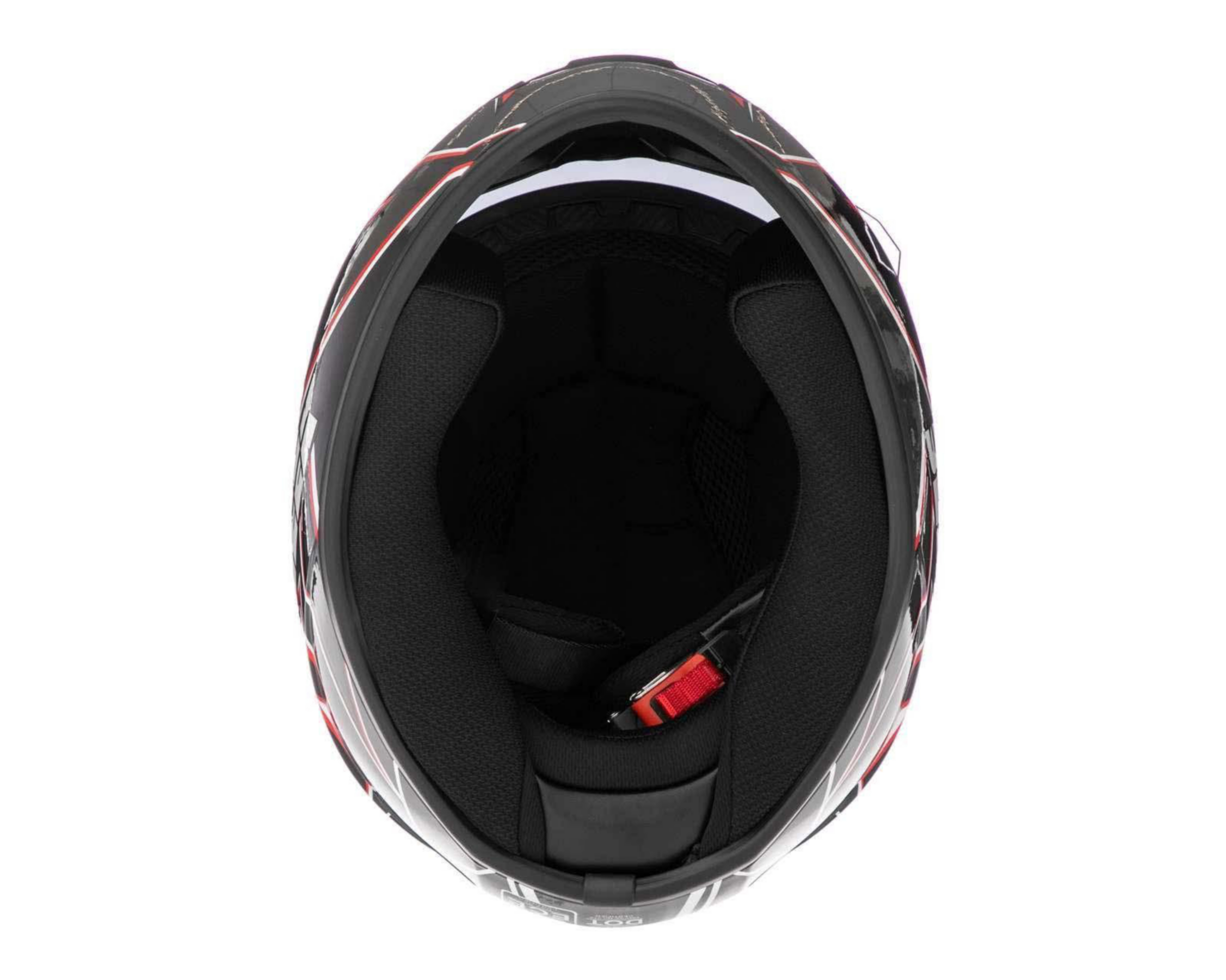 Foto 8 pulgar | Casco para Motociclista Sleek Extragrande Negro