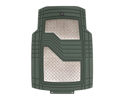 Foto 2 | Tapete para Auto CAT CAMT-2314-GN Verde 4 Piezas
