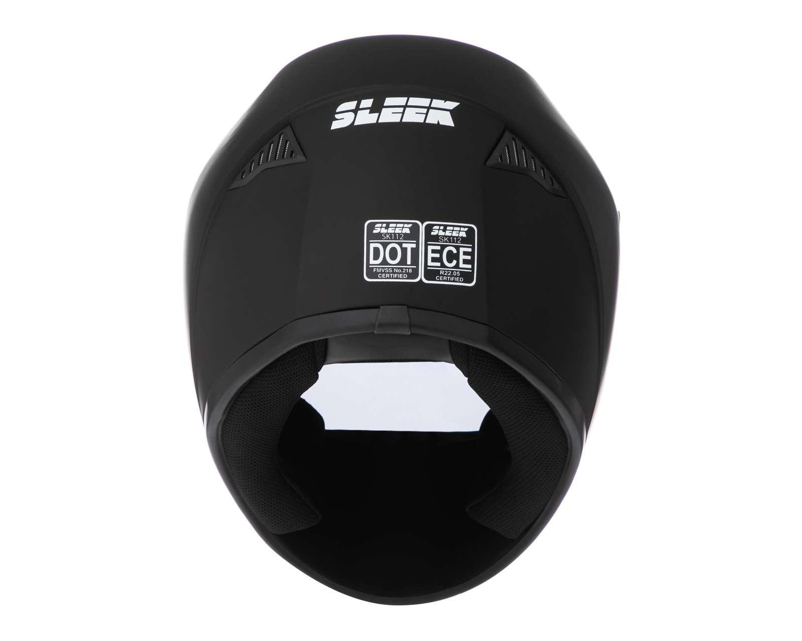 Foto 4 | Casco para Motociclista Sleek Extragrande Negro