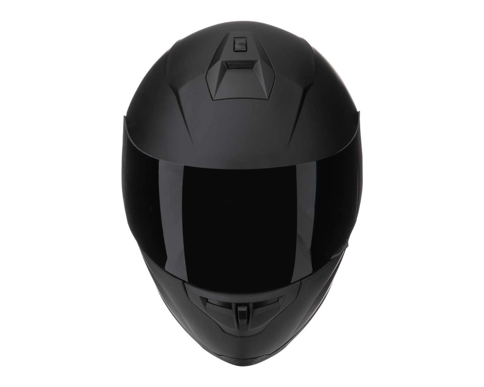 Foto 7 pulgar | Casco para Motociclista Brumm Extragrande Abatible Negro