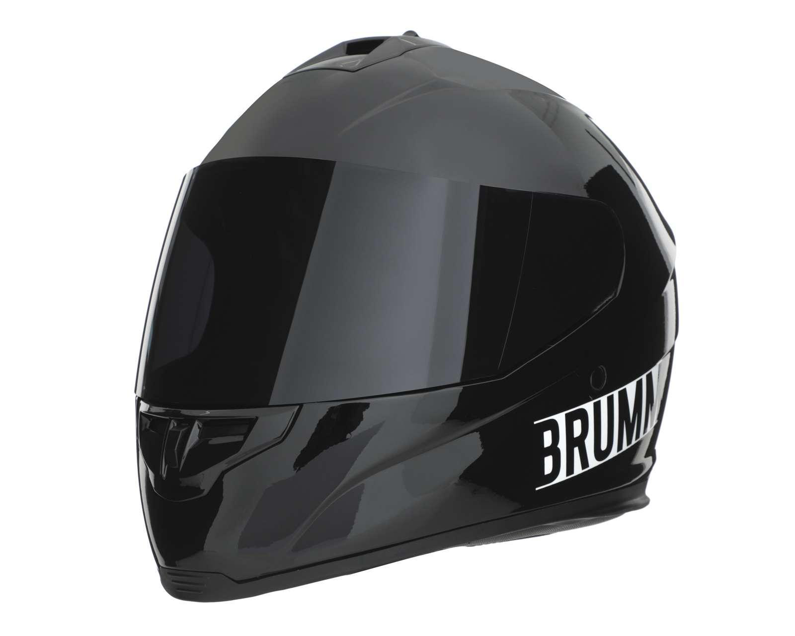 Casco para Motociclista Brumm Grande Negro