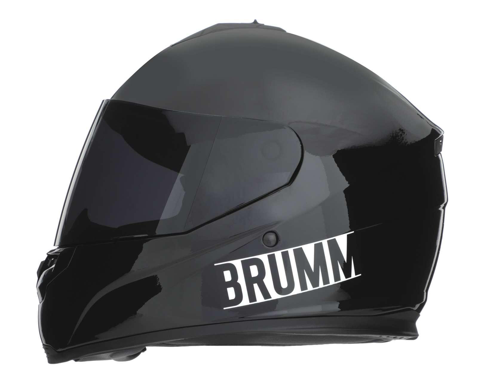 Foto 3 pulgar | Casco para Motociclista Brumm Grande Negro