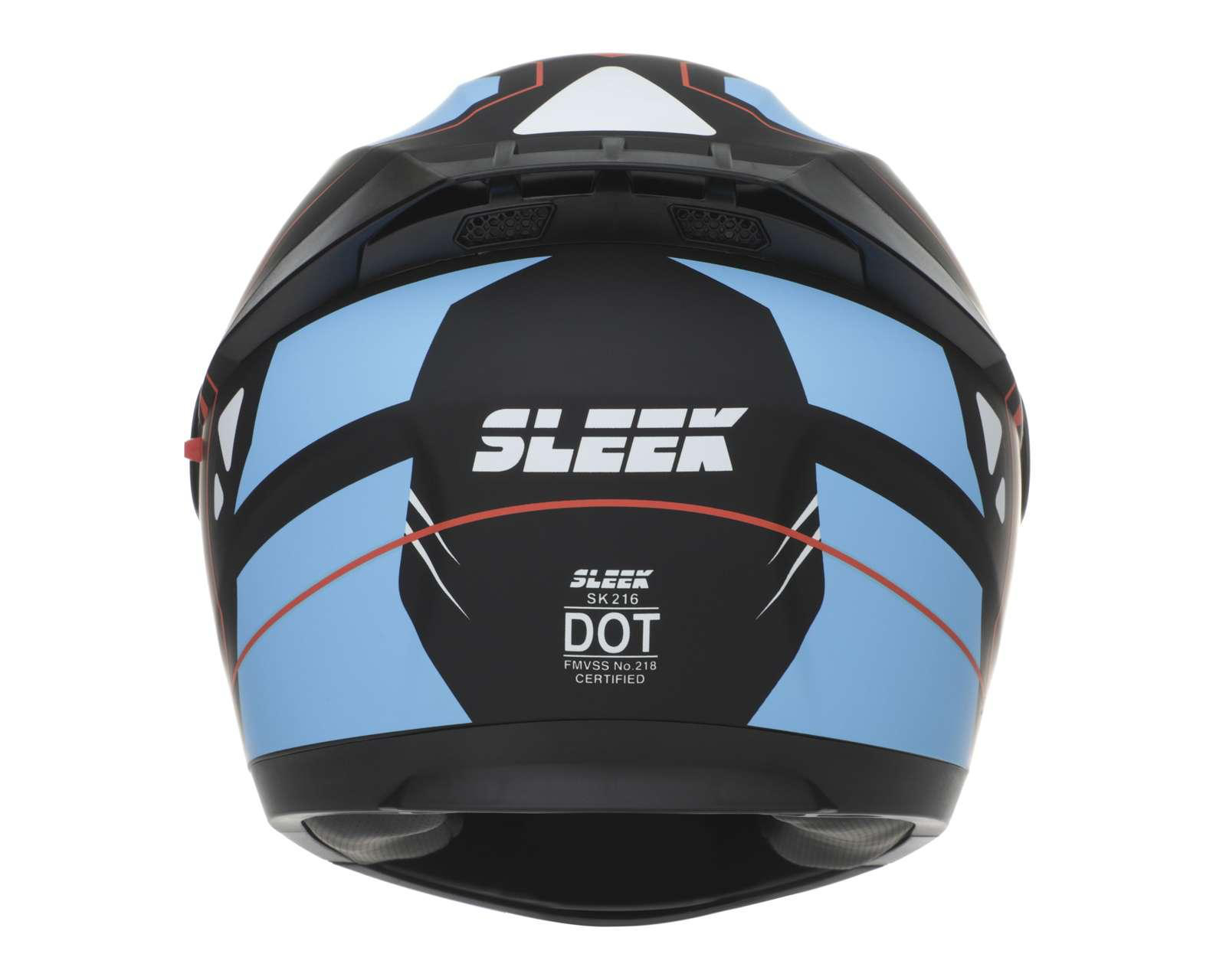 Foto 5 pulgar | Casco para Motociclista Sleek Mediano Anaranjado
