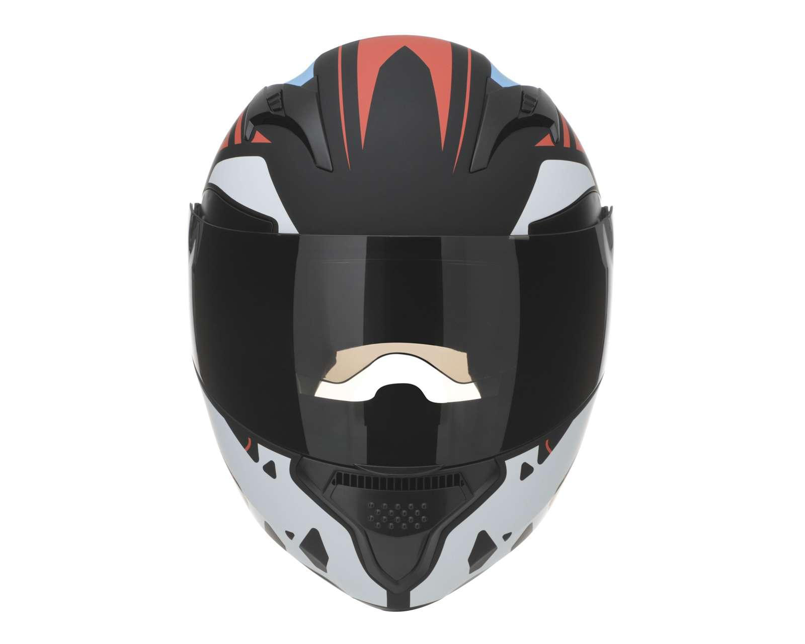 Foto 7 pulgar | Casco para Motociclista Sleek Mediano Anaranjado