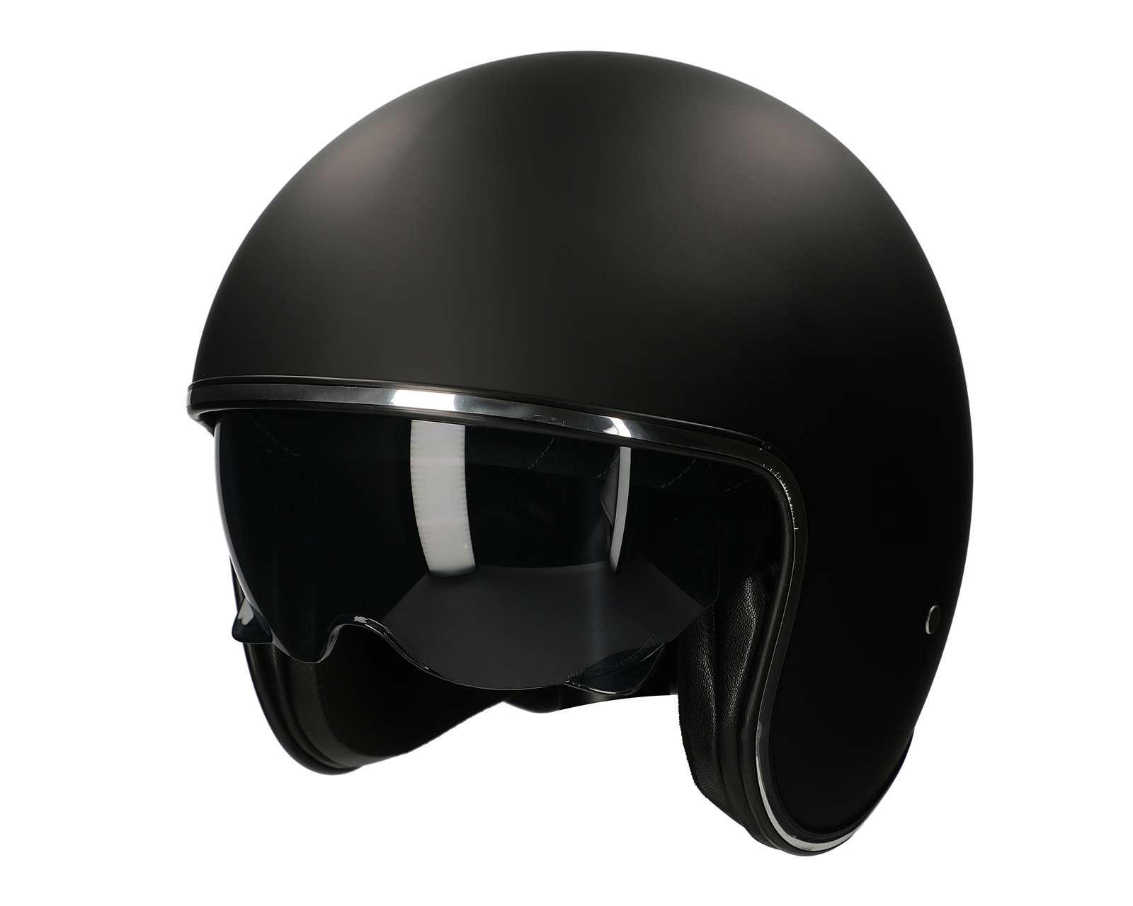 Foto 2 pulgar | Casco para Motociclista Brumm Extragrande Negro