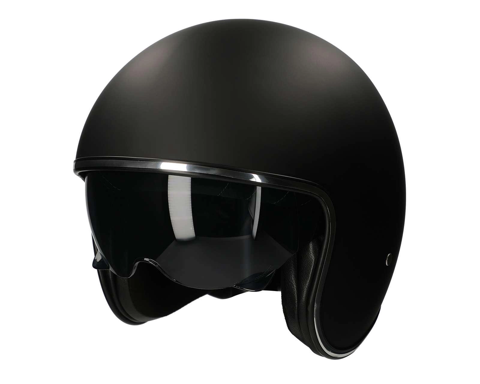 Casco para Motociclista Brumm Mediano Negro