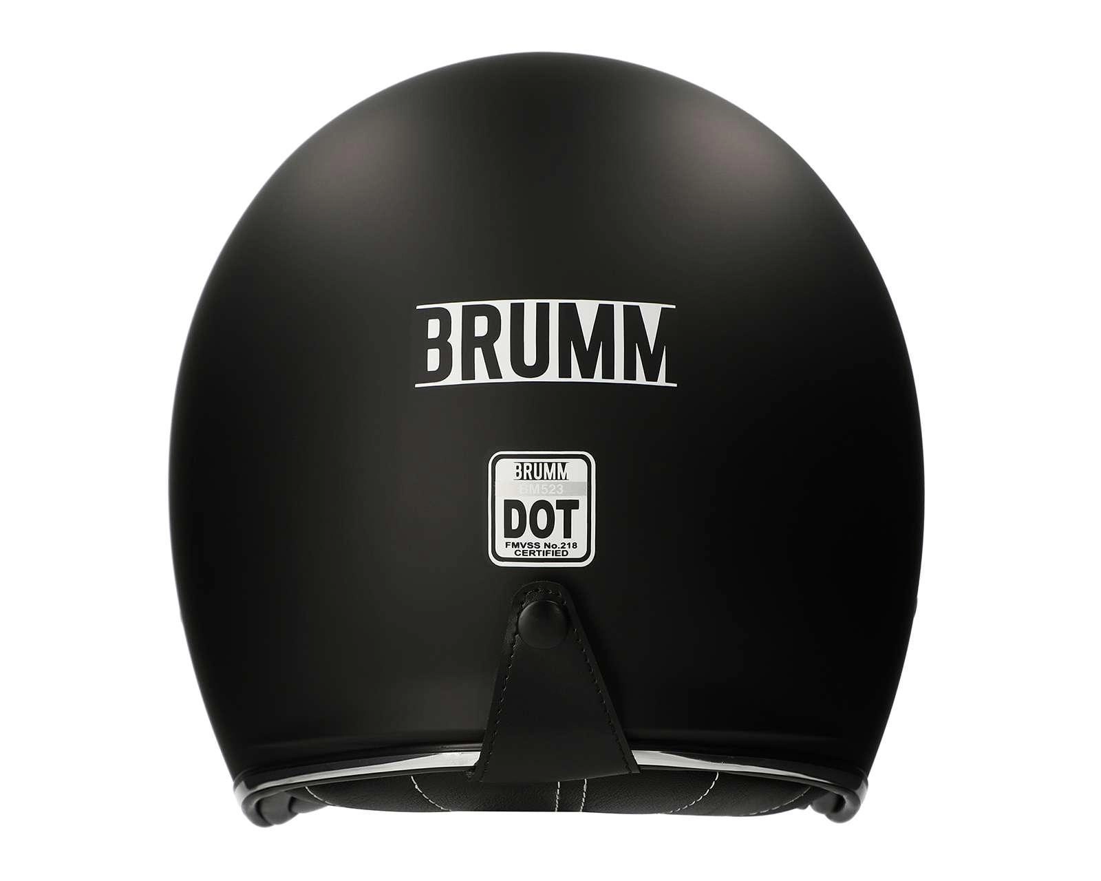 Foto 4 | Casco para Motociclista Brumm Mediano Negro