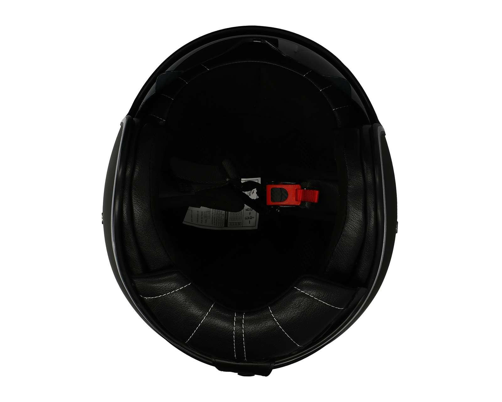 Foto 7 | Casco para Motociclista Brumm Mediano Negro