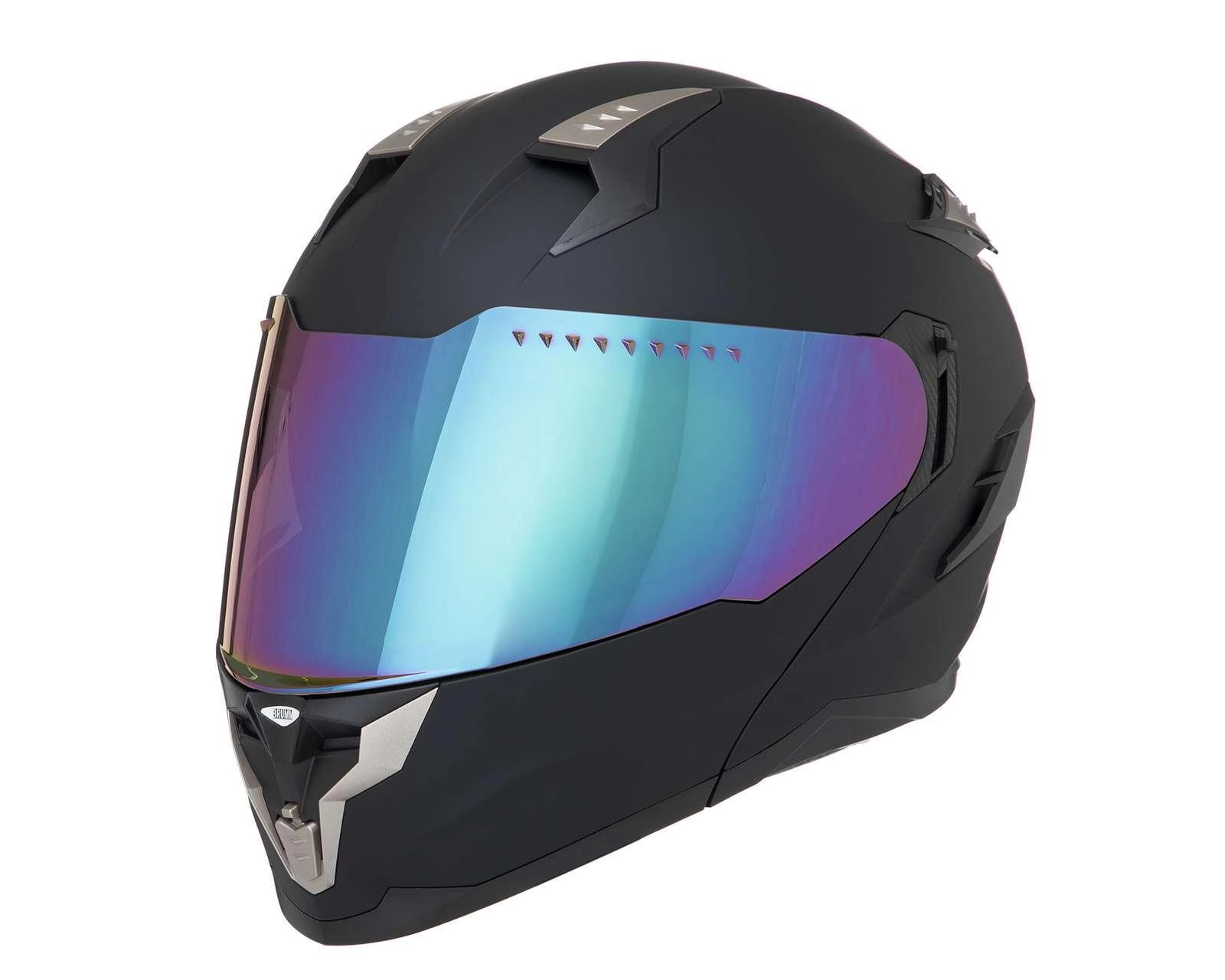 Casco para Motociclista Brumm Extra Grande Negro