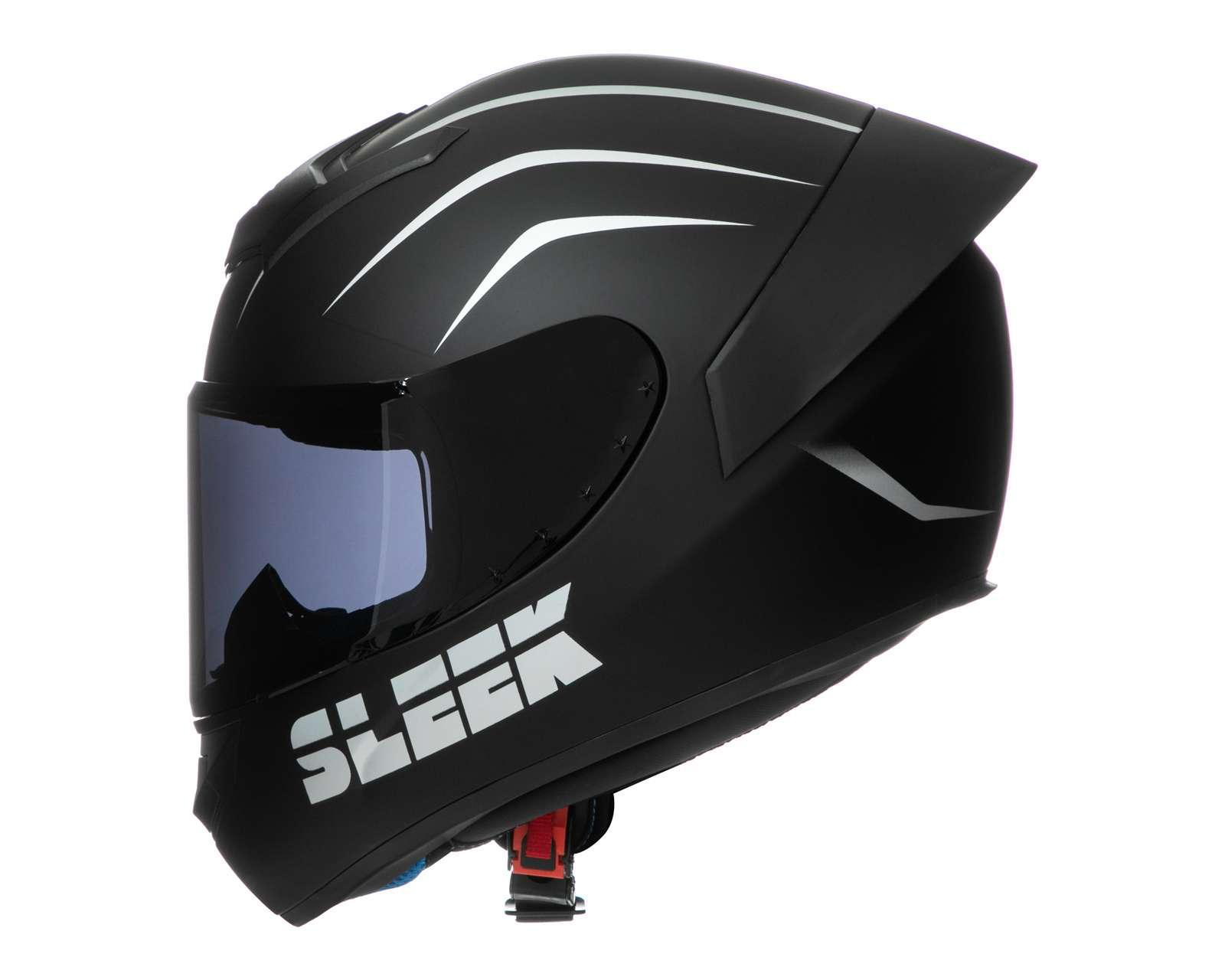 Foto 2 | Casco para Motociclista Sleek Extragrande Negro