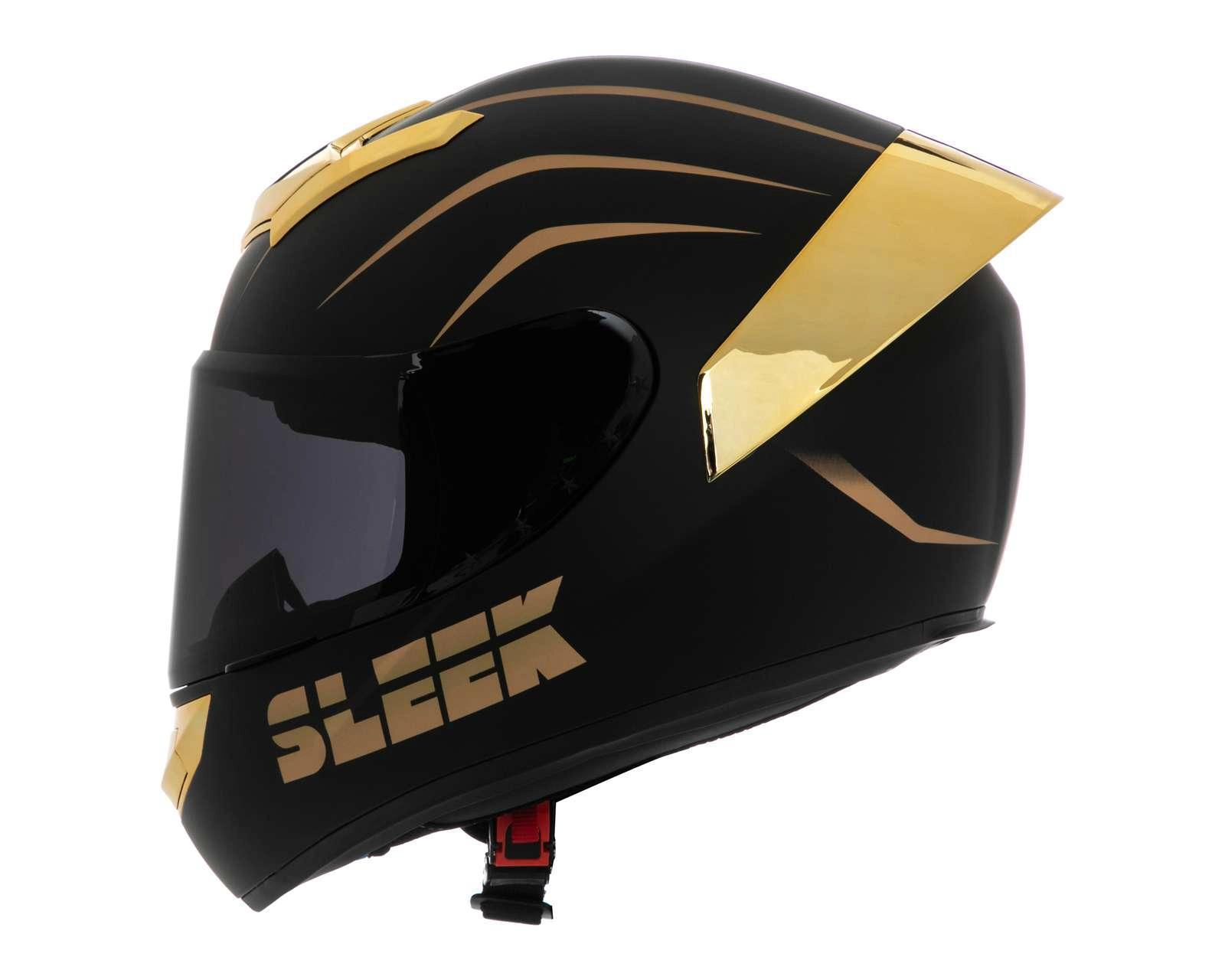 Foto 2 | Casco para Motociclista Sleek Mediano Negro