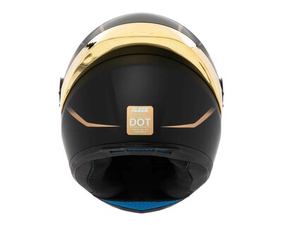 Foto 4 | Casco para Motociclista Sleek Mediano Negro