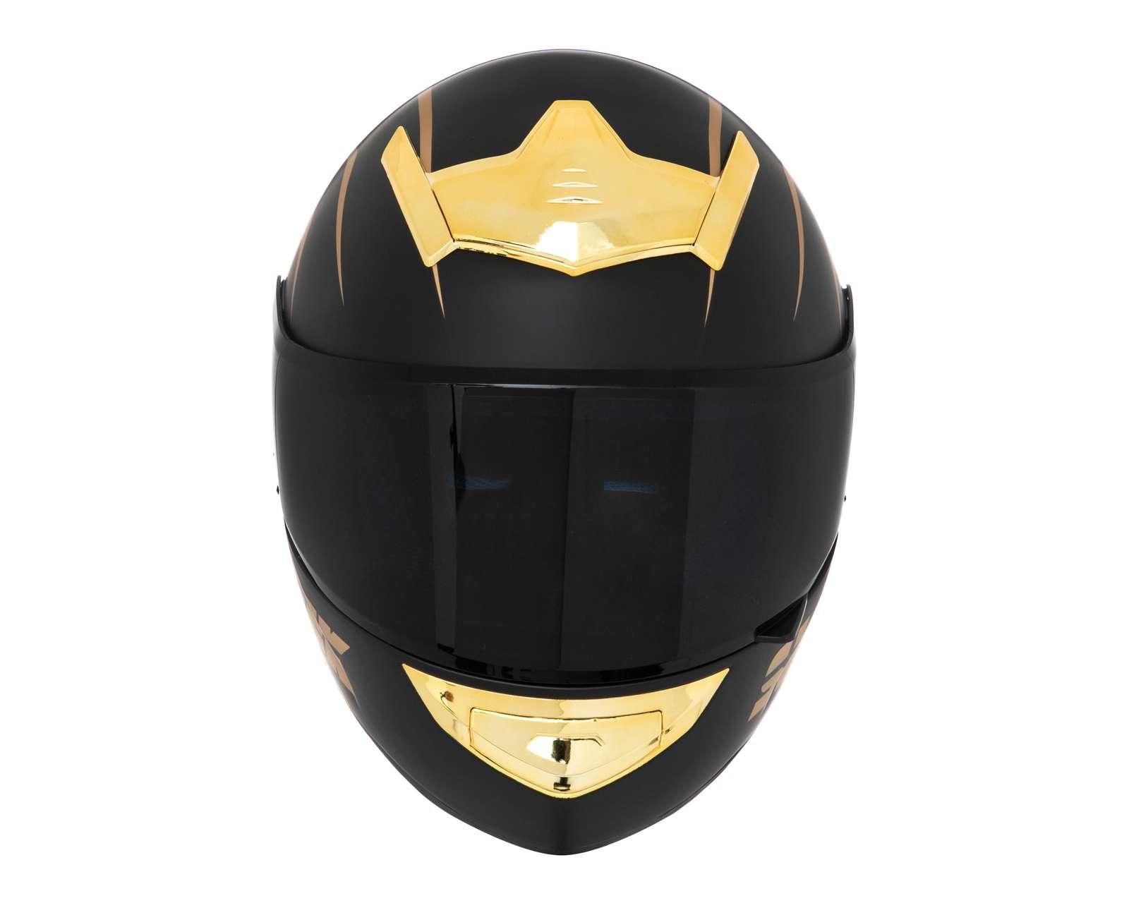 Foto 7 pulgar | Casco para Motociclista Sleek Mediano Negro