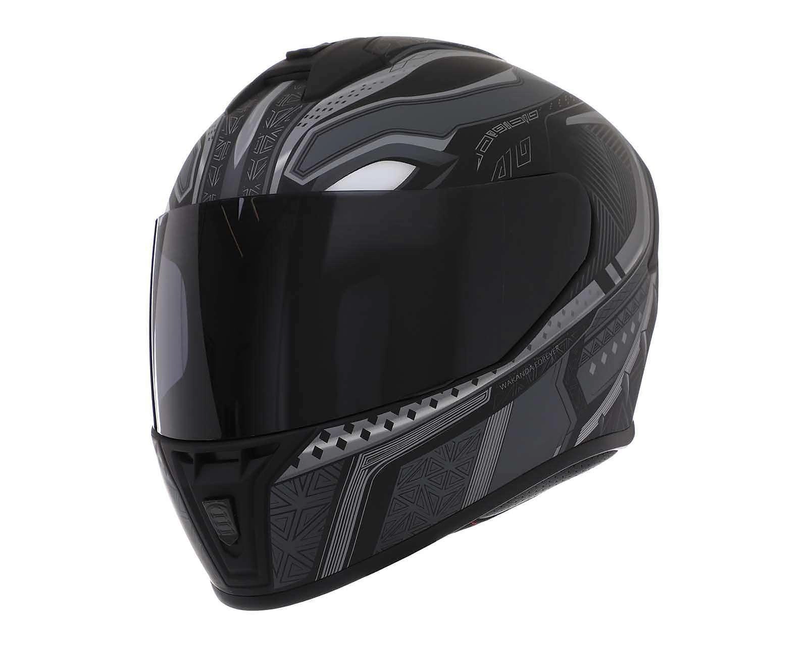 Foto 2 pulgar | Casco para Motociclista Edge Extragrande Black Panther Negro