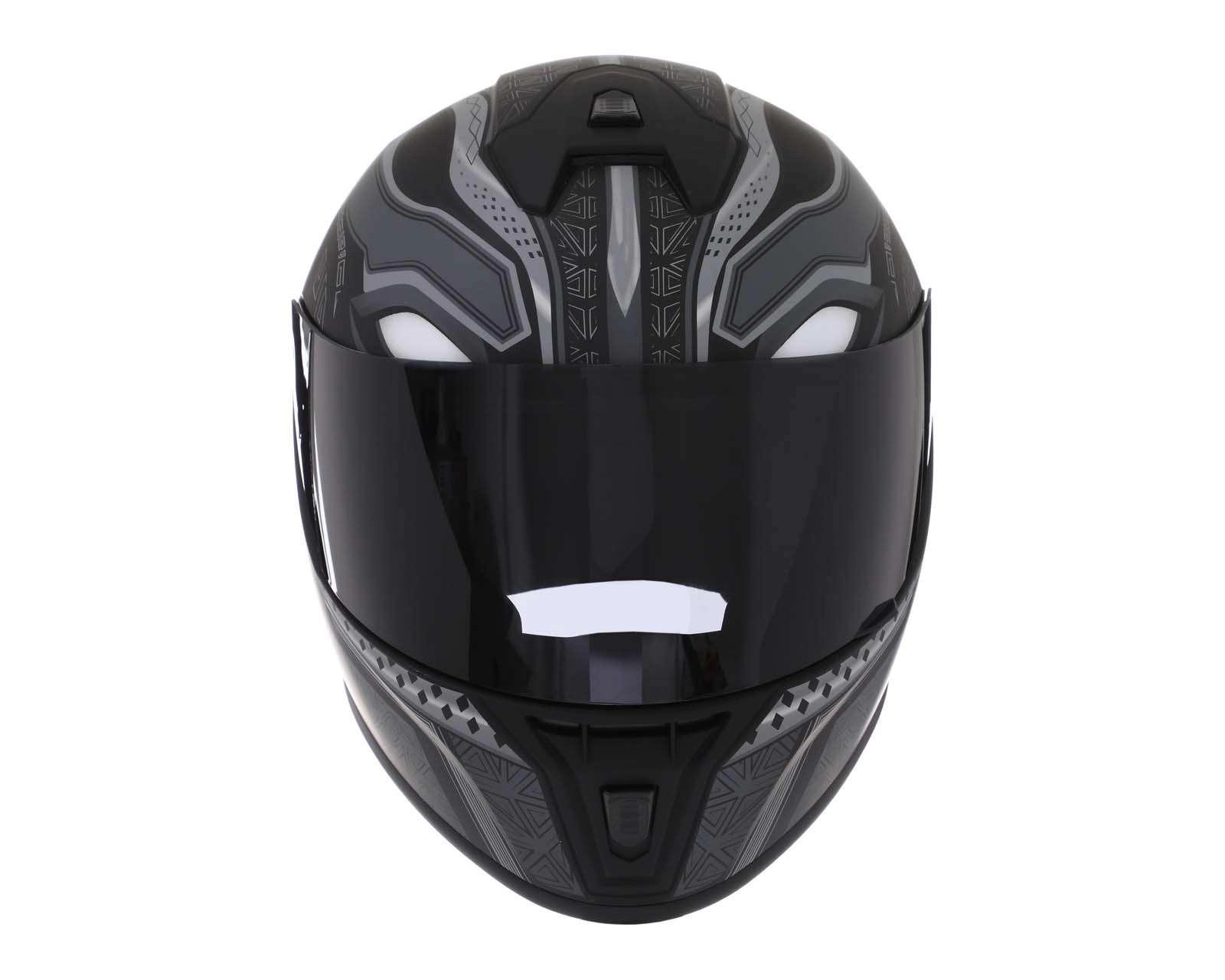 Foto 7 pulgar | Casco para Motociclista Edge Extragrande Black Panther Negro