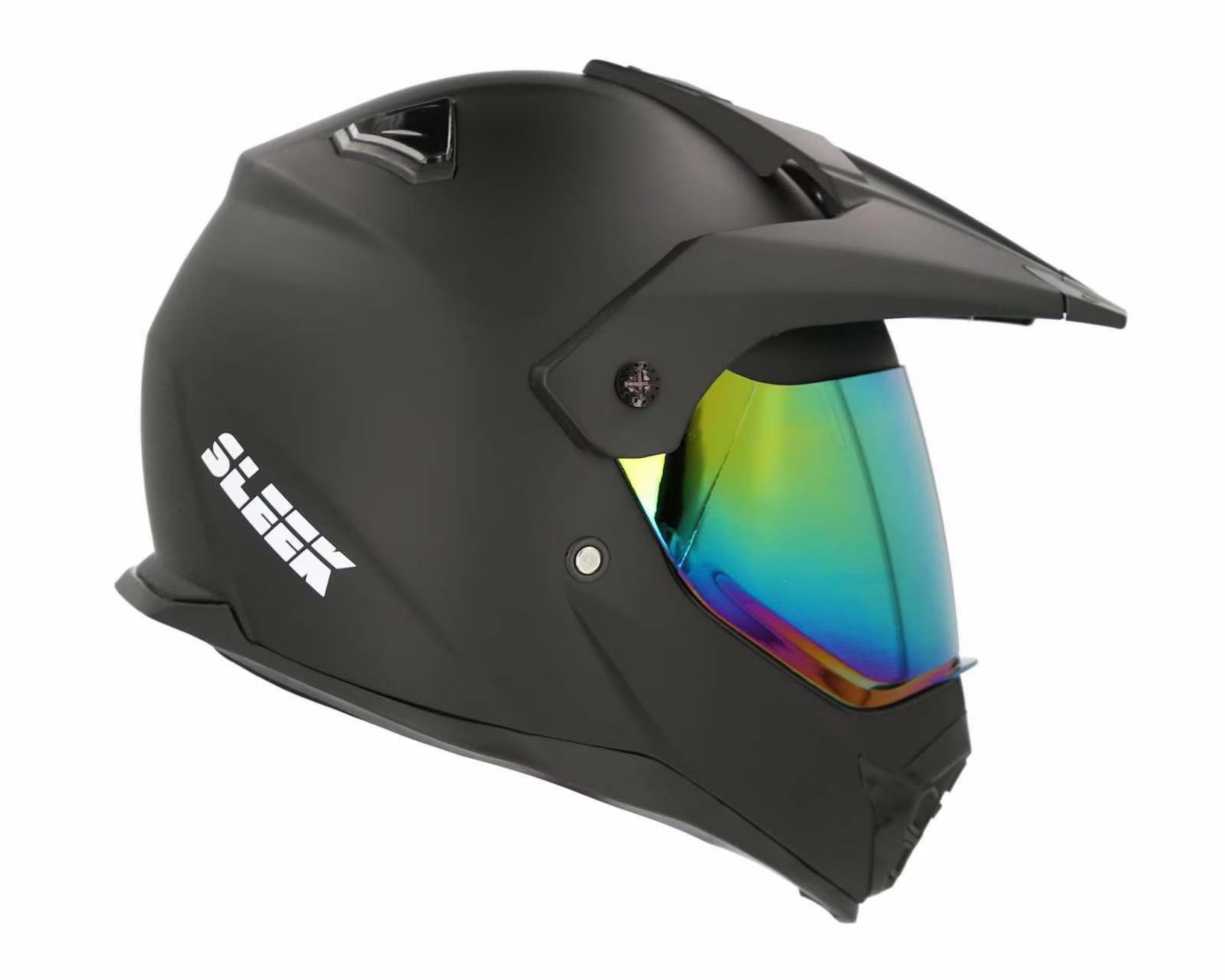 Foto 6 pulgar | Casco para Motociclista Sleek Grande Negro