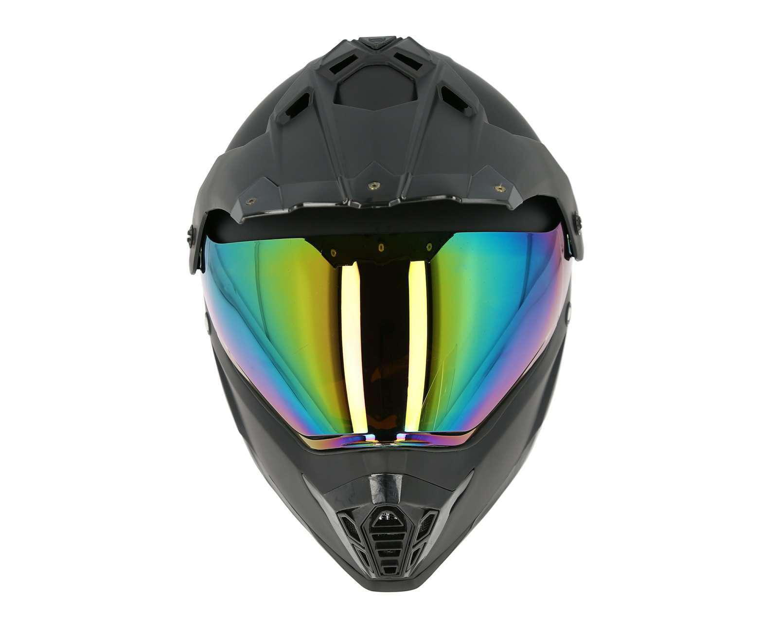 Foto 7 pulgar | Casco para Motociclista Sleek Grande Negro