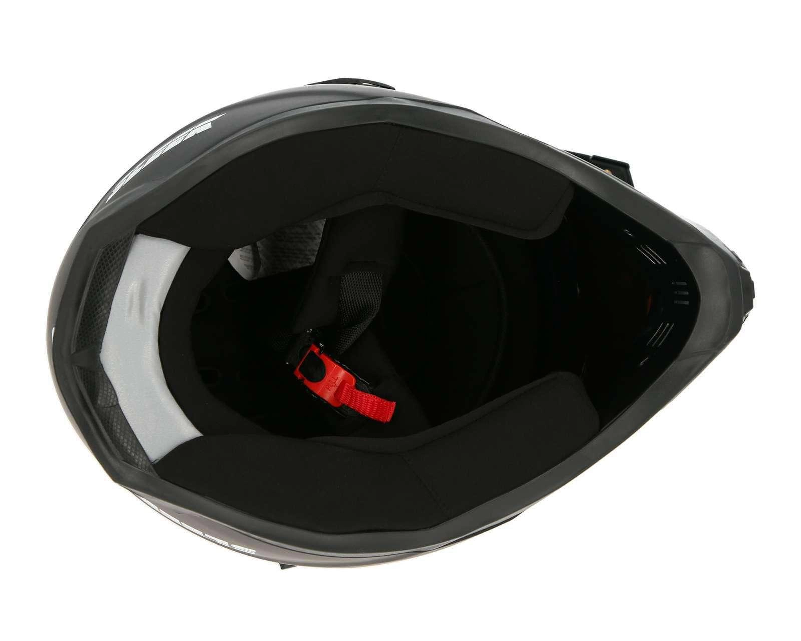 Foto 8 pulgar | Casco para Motociclista Sleek Grande Negro