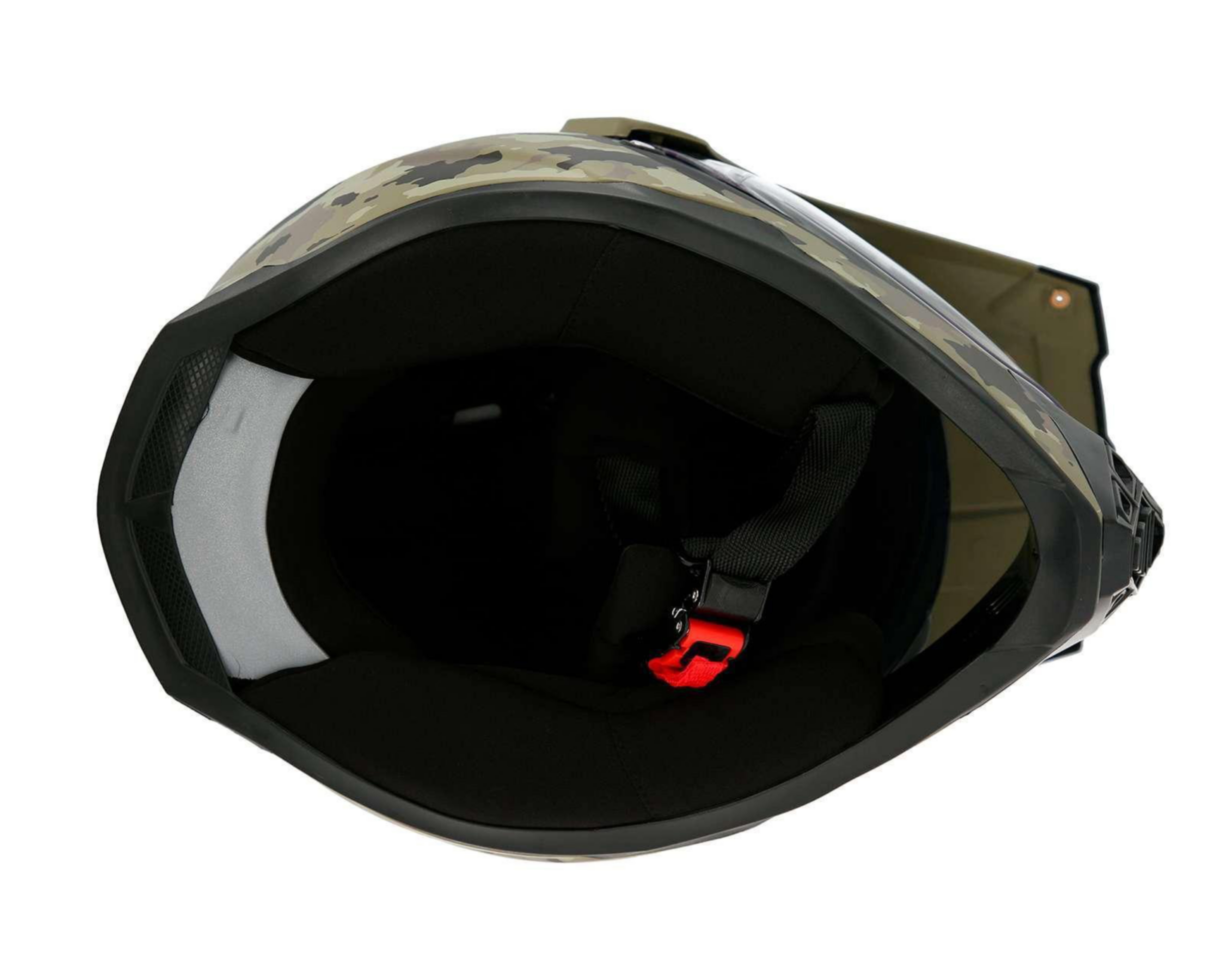 Foto 8 pulgar | Casco para Motociclista Sleek Grande Negro