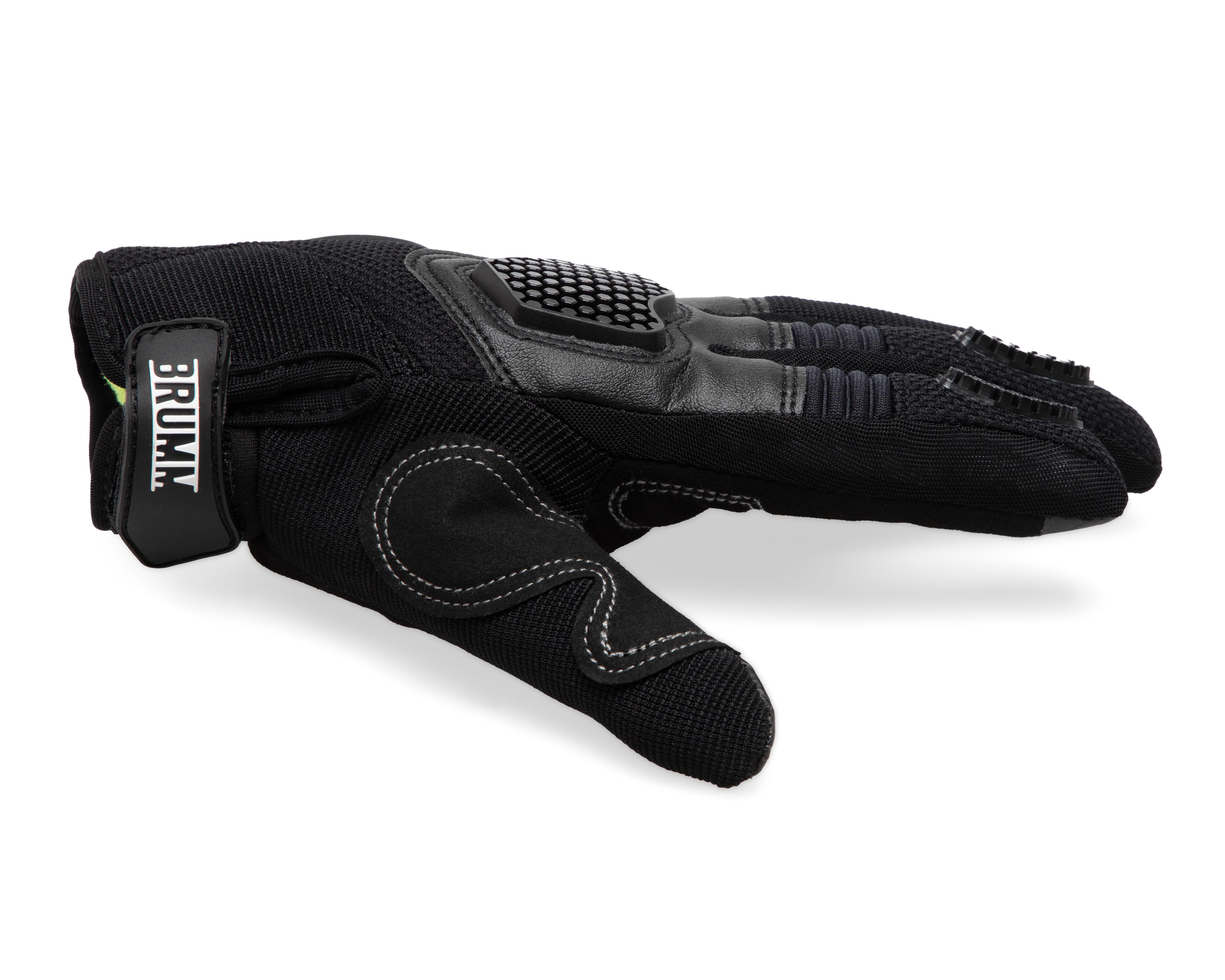 Foto 4 pulgar | Guantes para Motociclista Brumm BM-GT102 EG Negro Extragrande